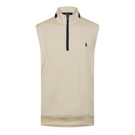 Polo Ralph Lauren Stretch Jersey Quarter Zip Gilet