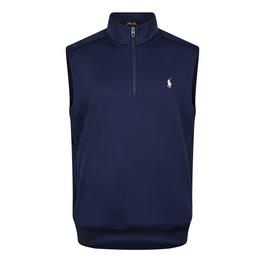 Polo Ralph Lauren Stretch Jersey Quarter Zip Gilet