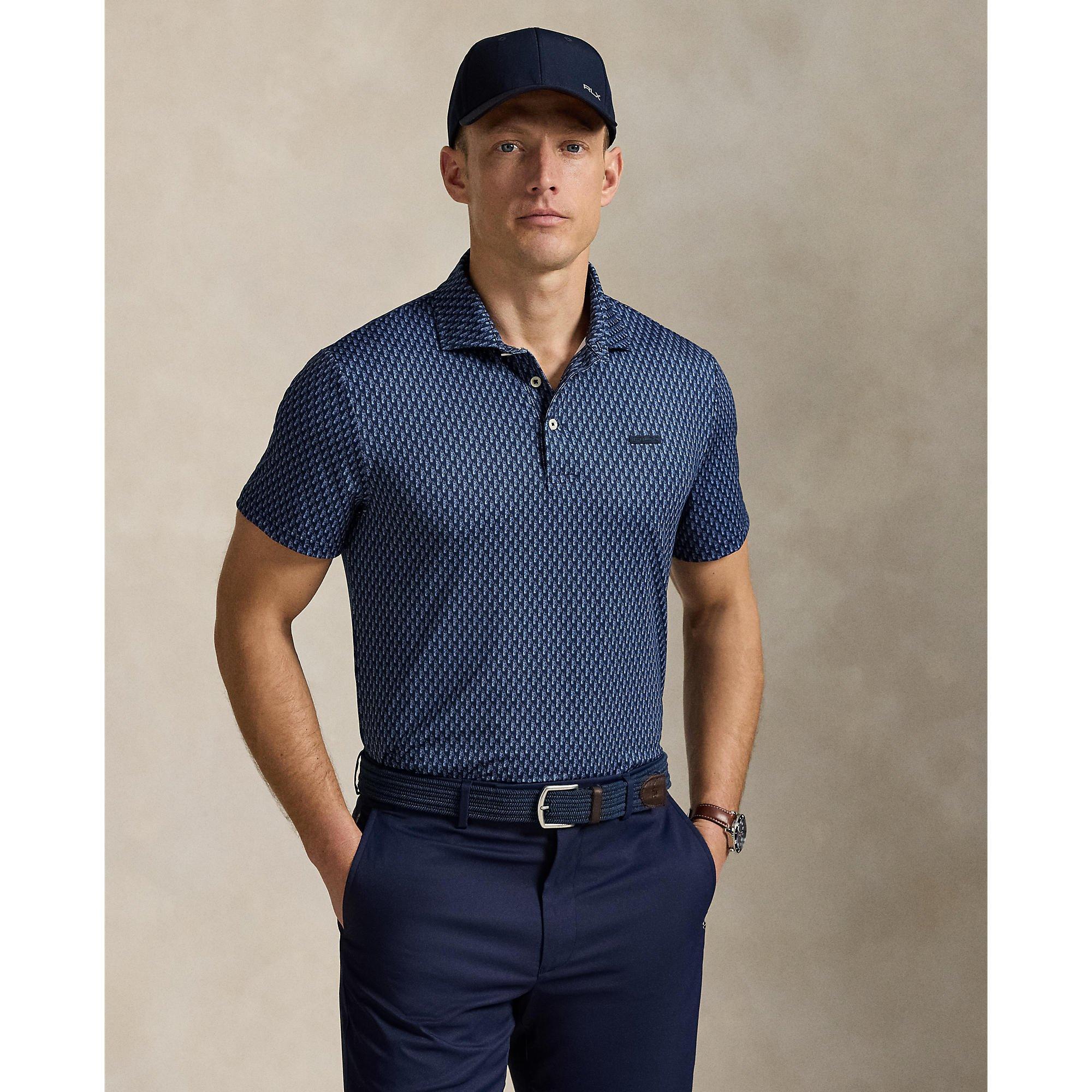 Refined Navy - Polo Ralph Lauren - Tailored Fit Performance Polo Shirt - 3