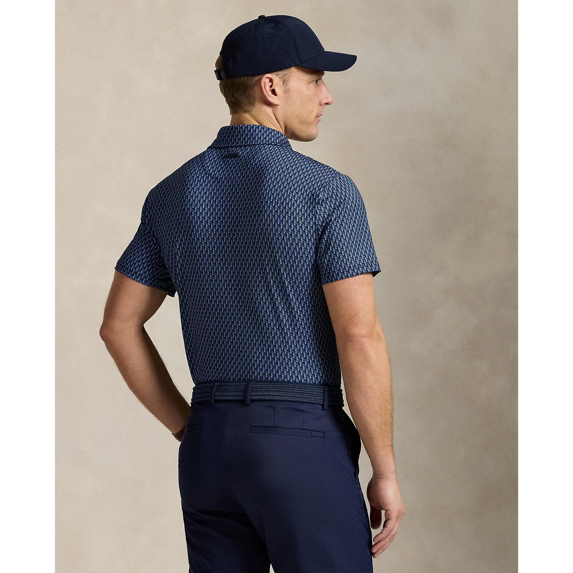 Refined Navy - Polo Ralph Lauren - Tailored Fit Performance Polo Shirt - 4