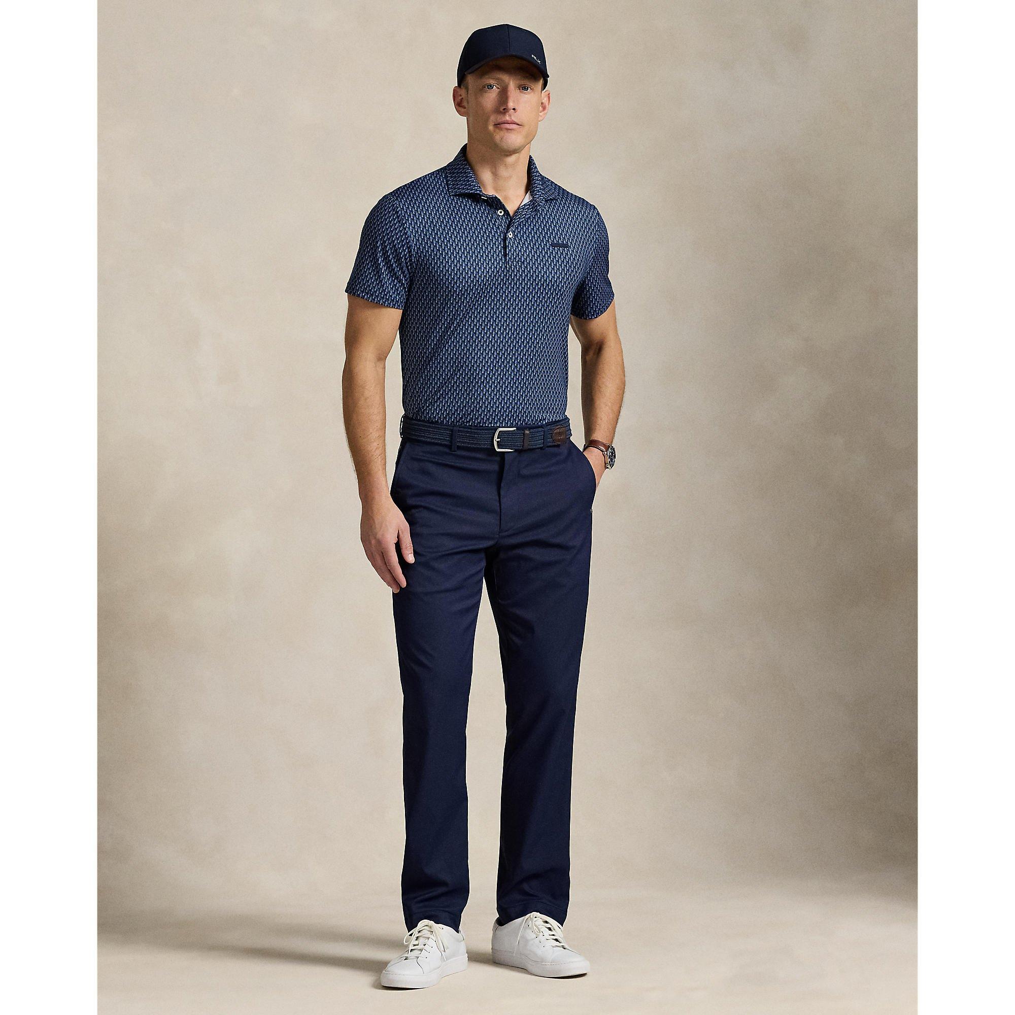 Refined Navy - Polo Ralph Lauren - Tailored Fit Performance Polo Shirt - 6