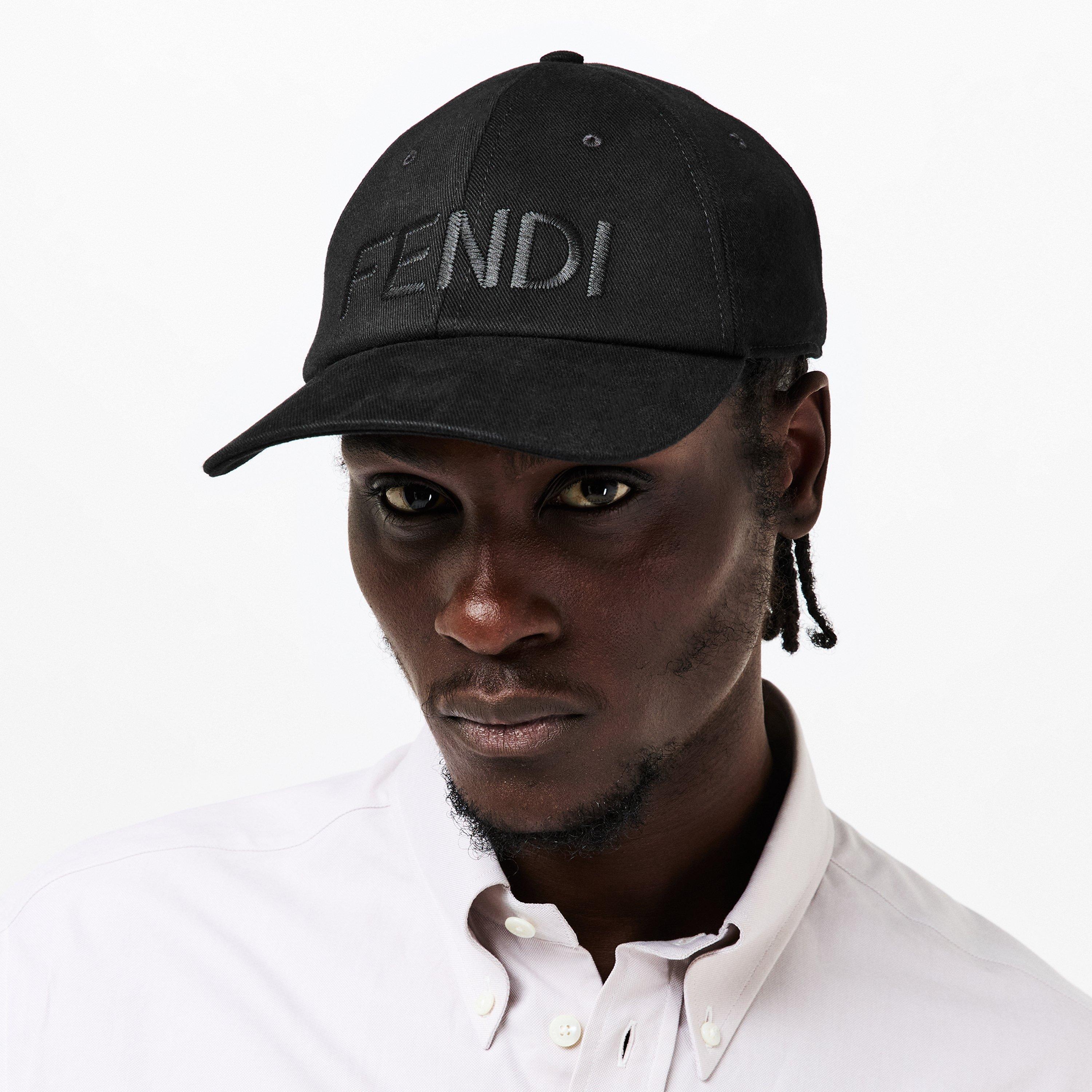 Black - Fendi - Logo Baseball Cap - 3