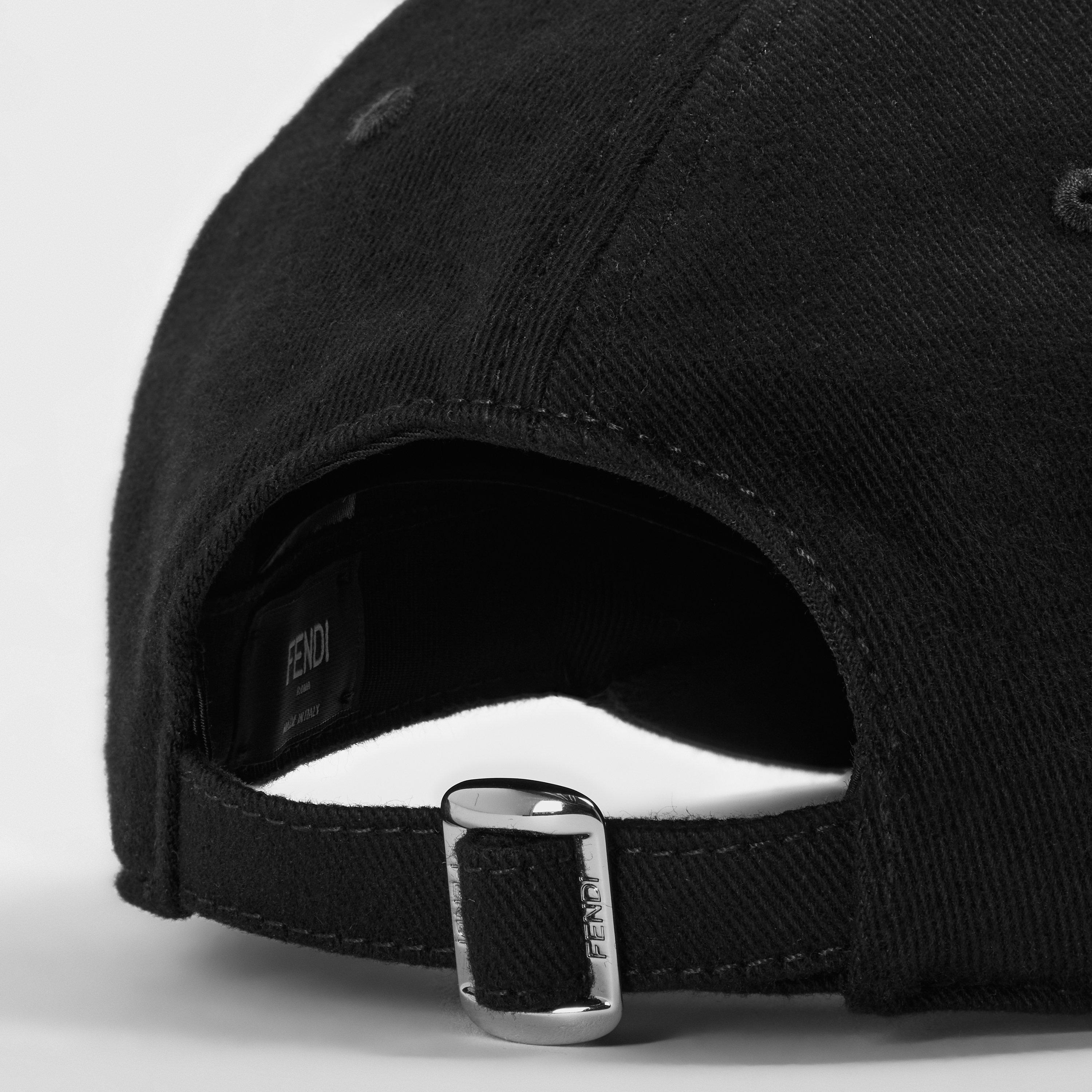 Black - Fendi - Logo Baseball Cap - 4