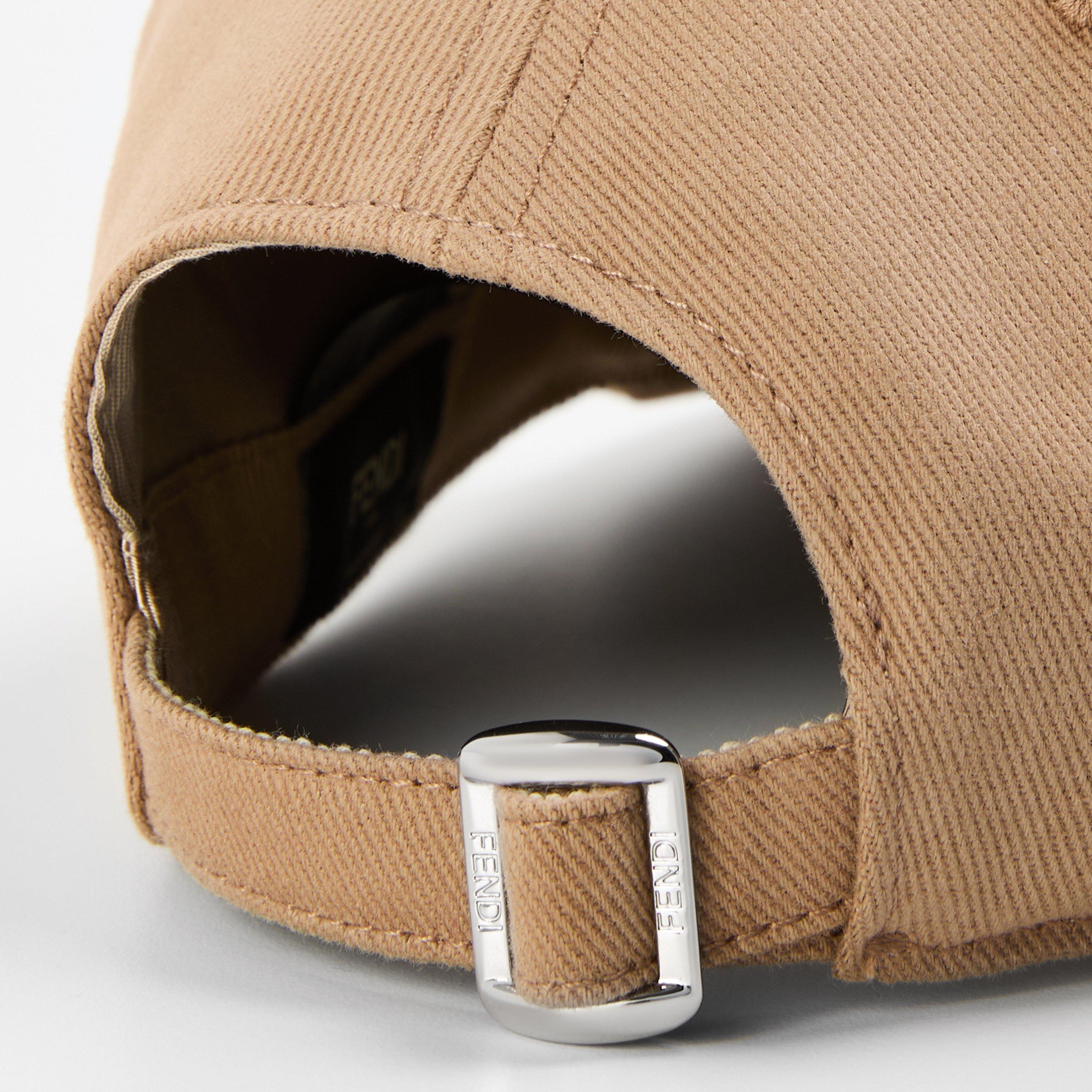 Beige - Fendi - Logo Baseball Cap - 4