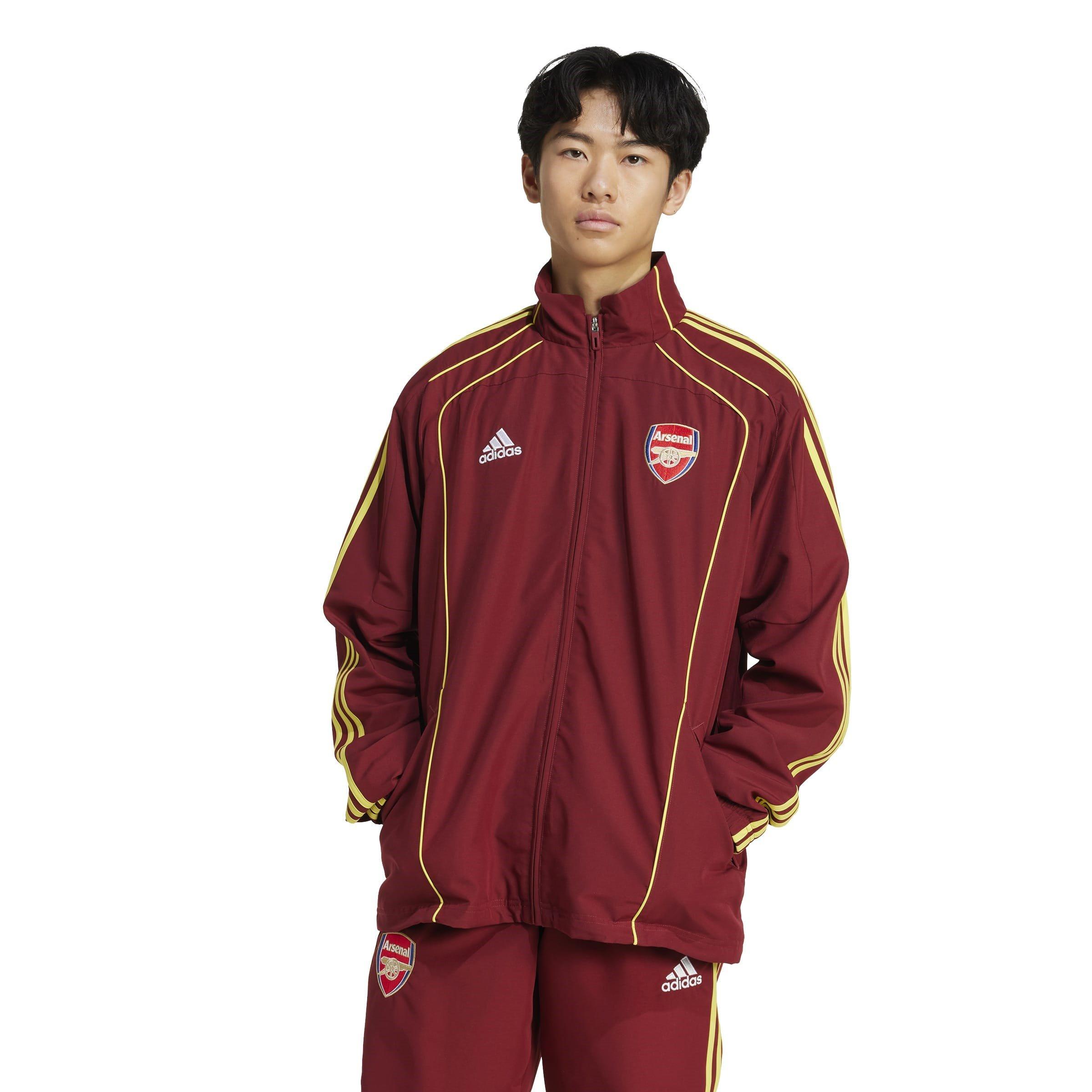 Noble Maroon - adidas - Arsenal Football Club UBP Tracksuit Top Mens - 2