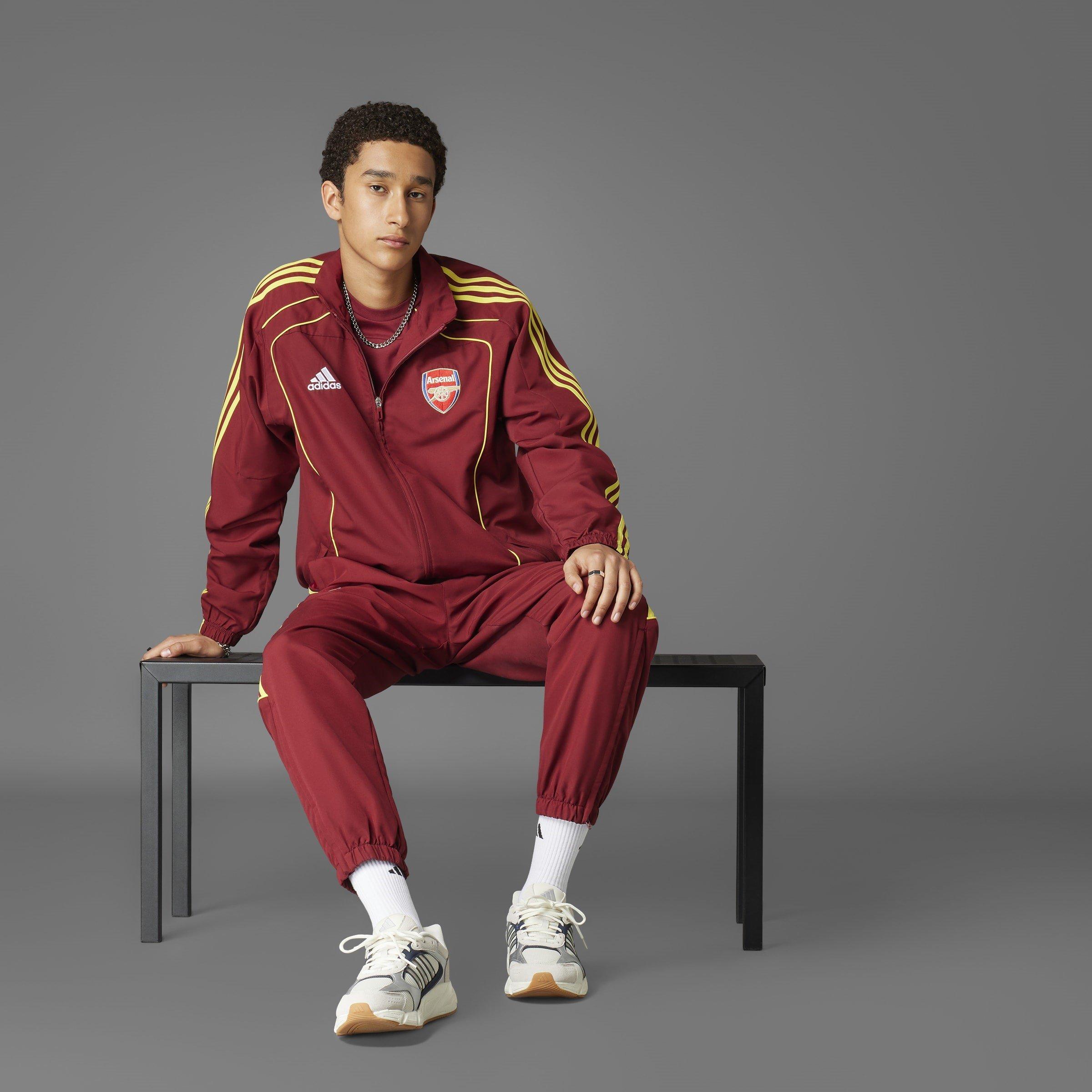 Noble Maroon - adidas - Arsenal Football Club UBP Tracksuit Top Mens - 11