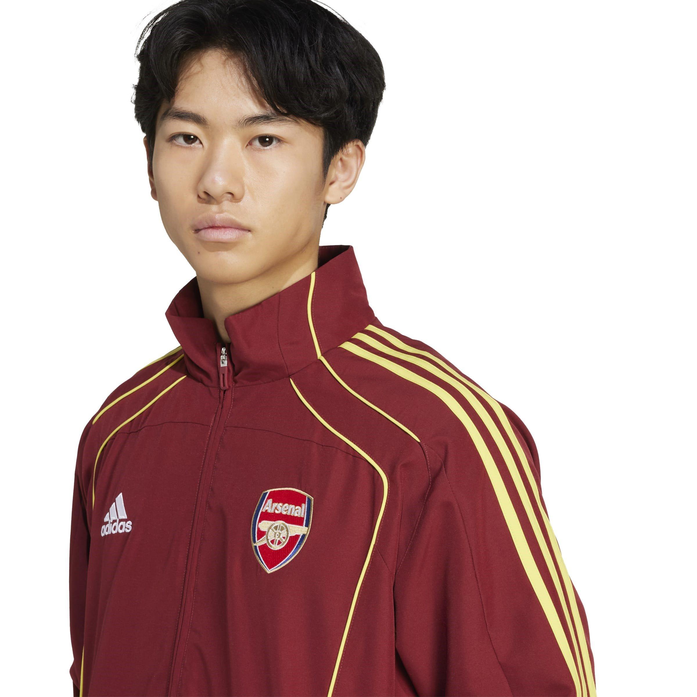Noble Maroon - adidas - Arsenal Football Club UBP Tracksuit Top Mens - 5