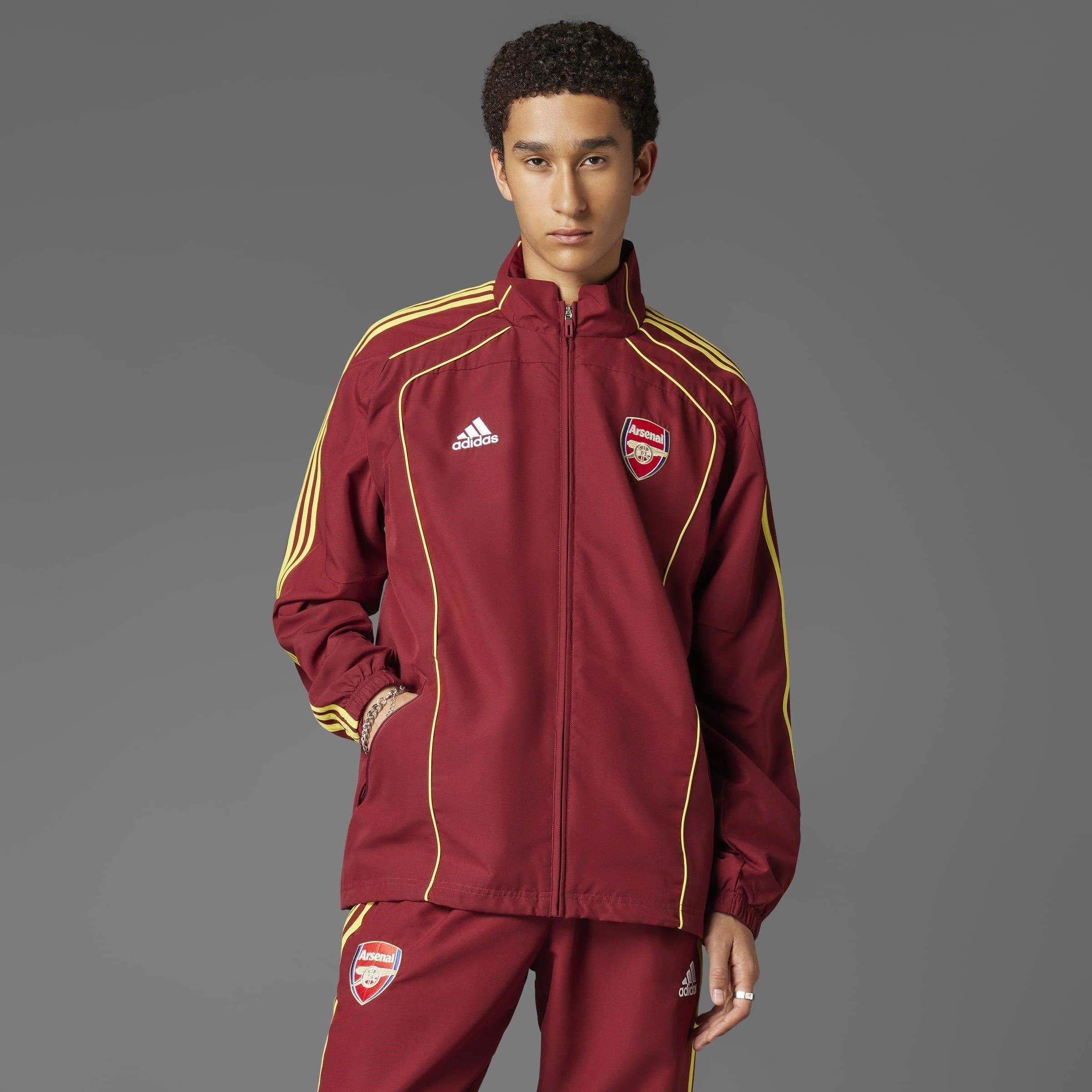 Noble Maroon - adidas - Arsenal Football Club UBP Tracksuit Top Mens - 7