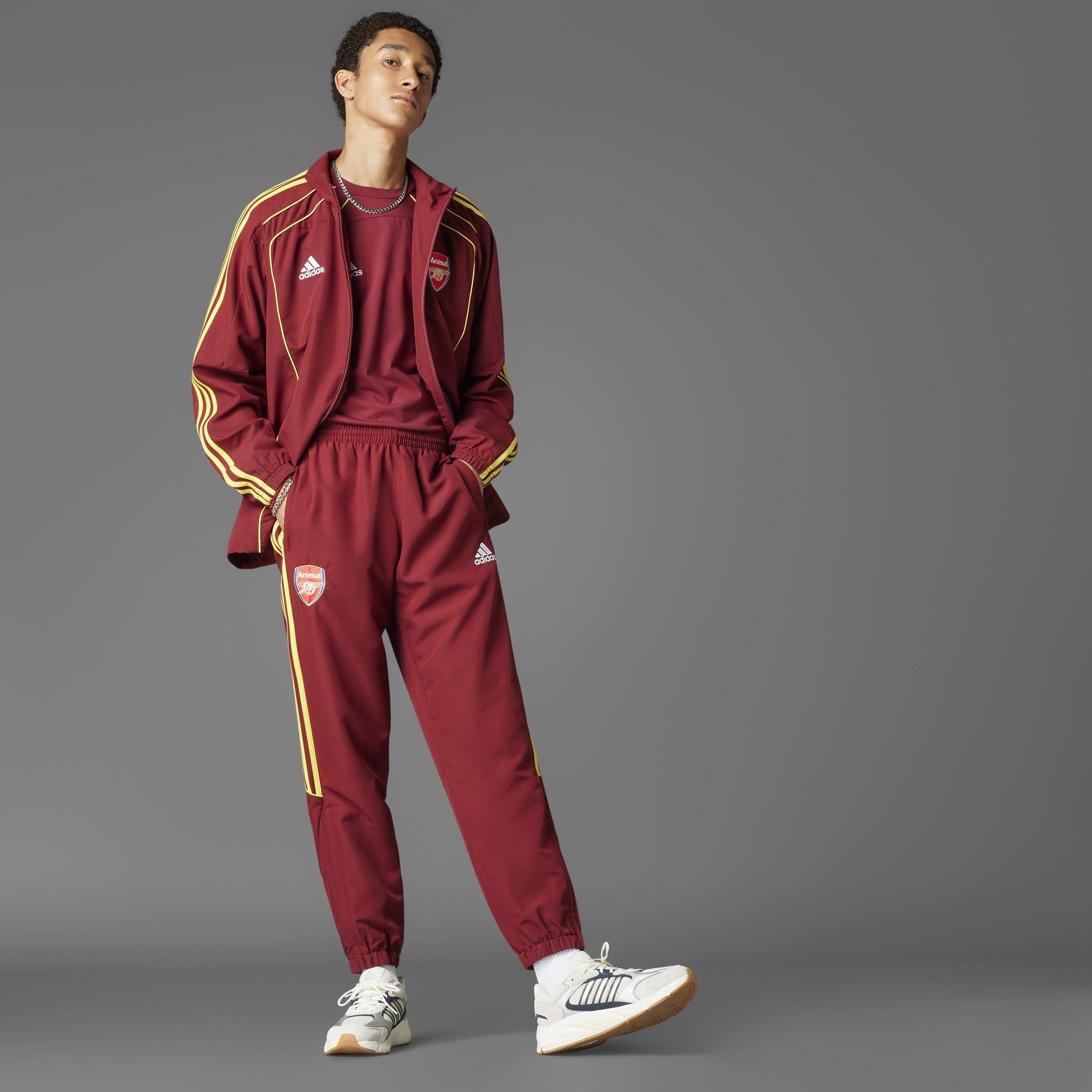 Noble Maroon - adidas - Arsenal Football Club UBP Tracksuit Top Mens - 10