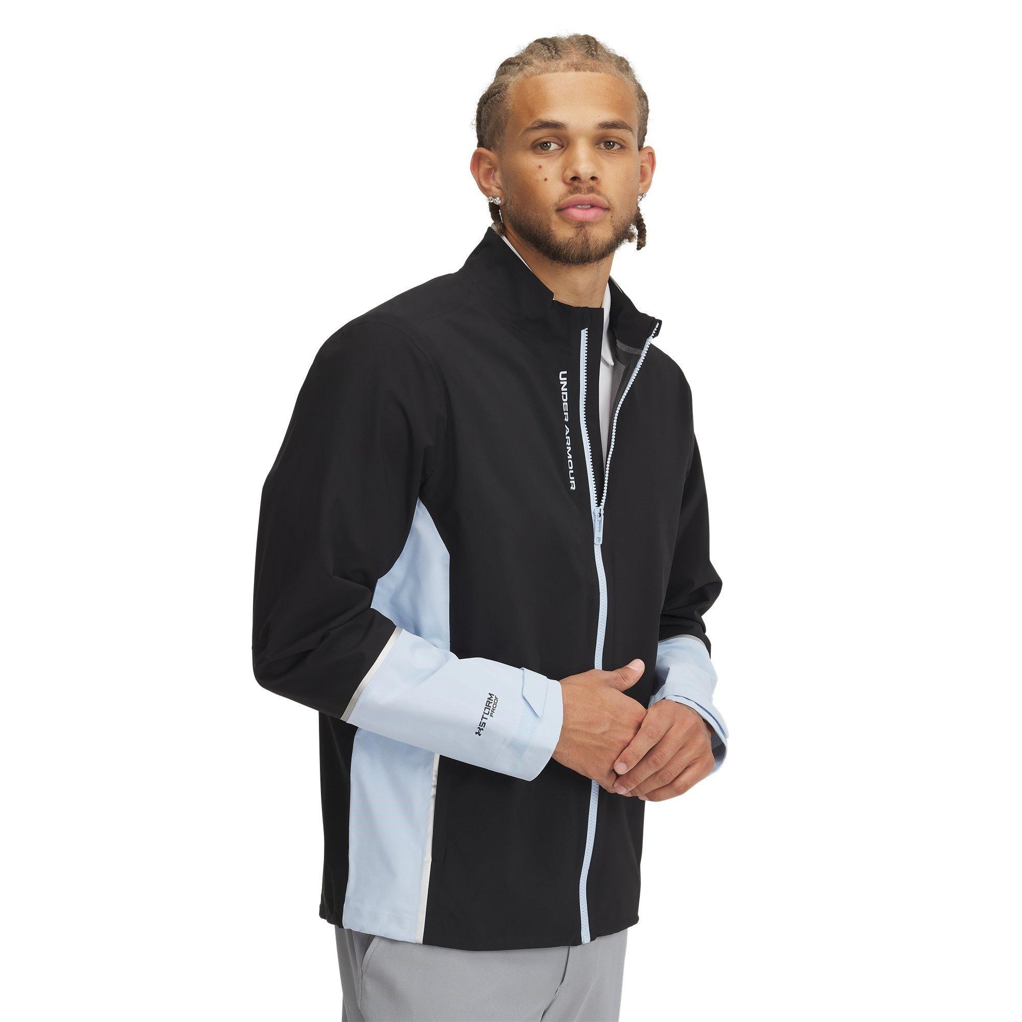 Black - Under Armour - Men's Drive Pro Stretch Performance Golf Jacket - 1
