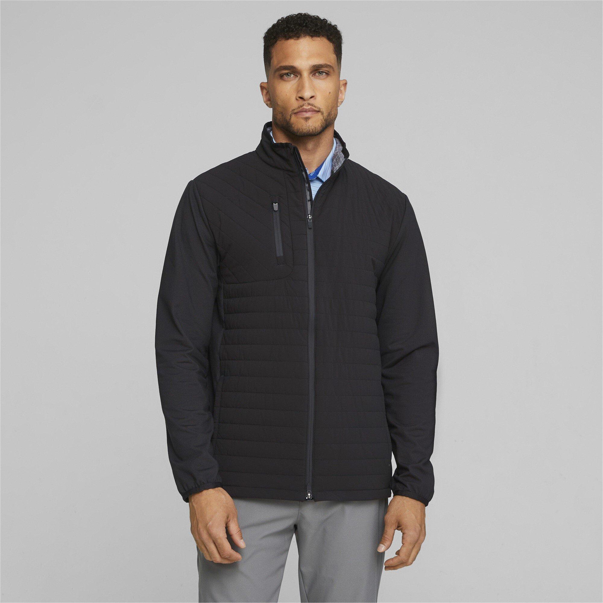 P.Black/Nrgy - Puma - Scotia Quilted Performance Golf Jacket - 2