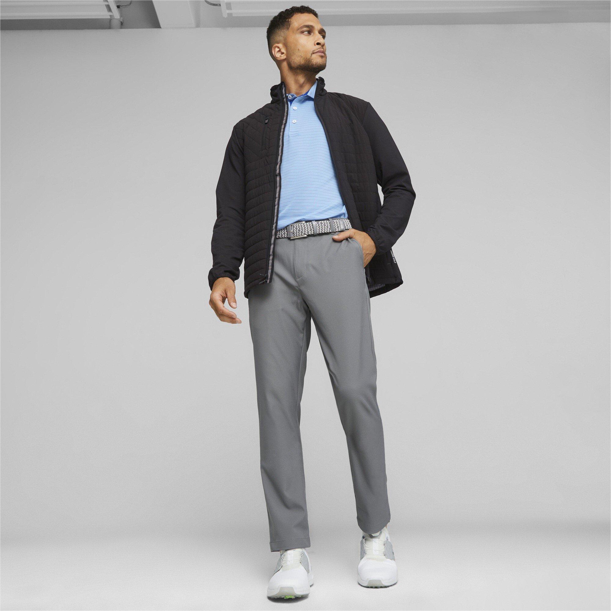 P.Black/Nrgy - Puma - Scotia Quilted Performance Golf Jacket - 5