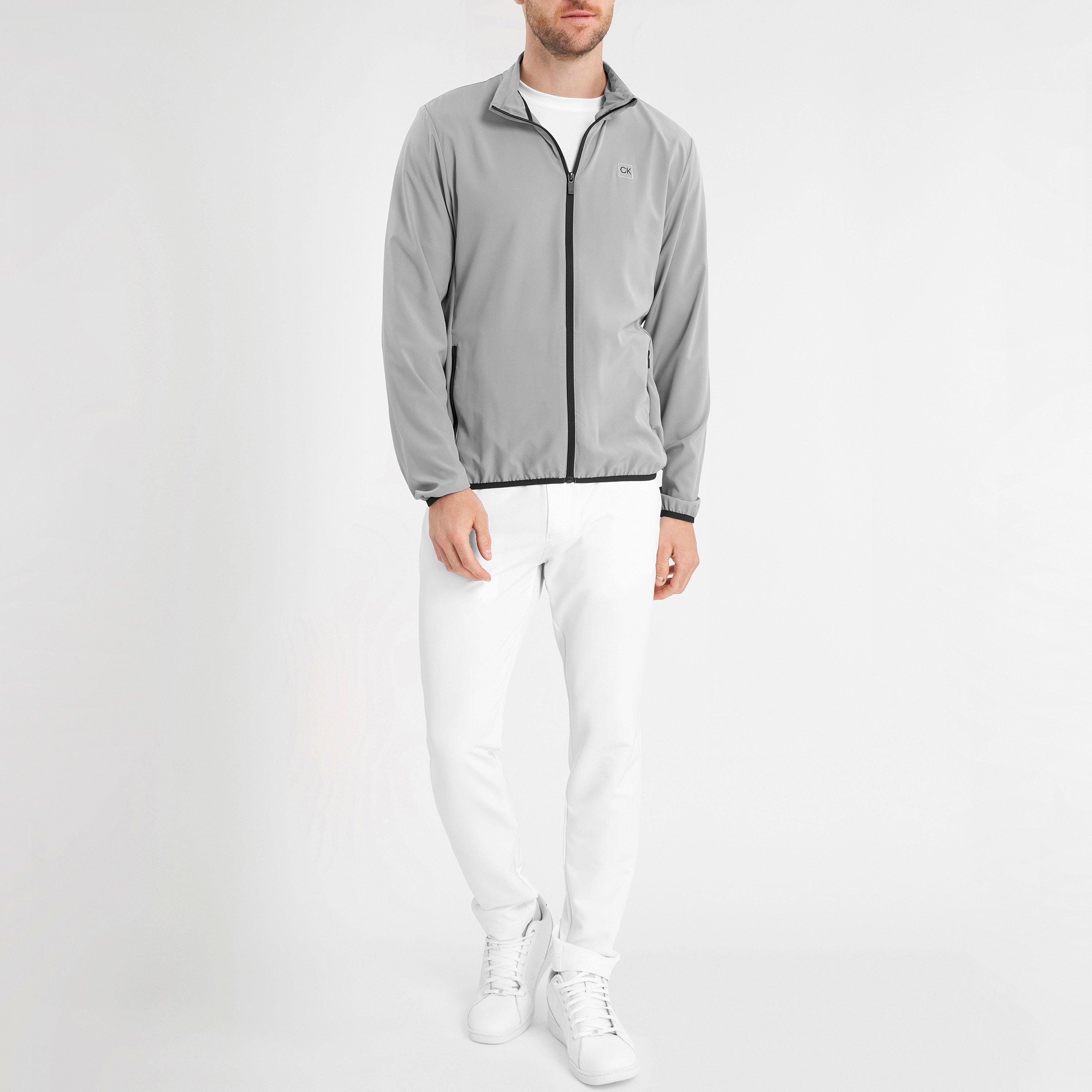 Silver - Calvin Klein Golf - Men's Performance Golf Jacket - 3
