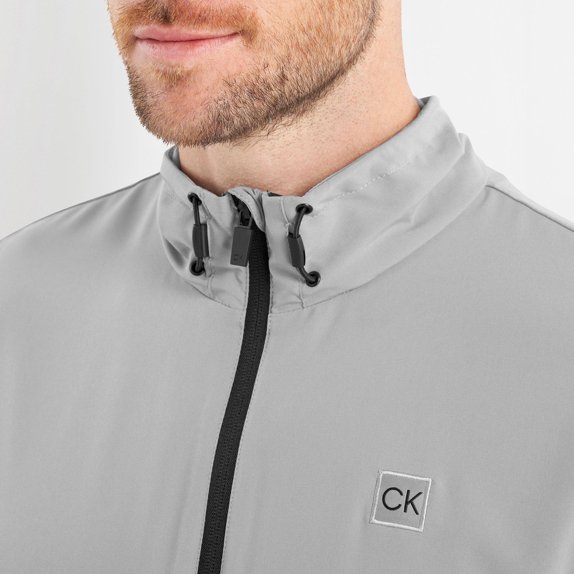 Silver - Calvin Klein Golf - Men's Performance Golf Jacket - 4