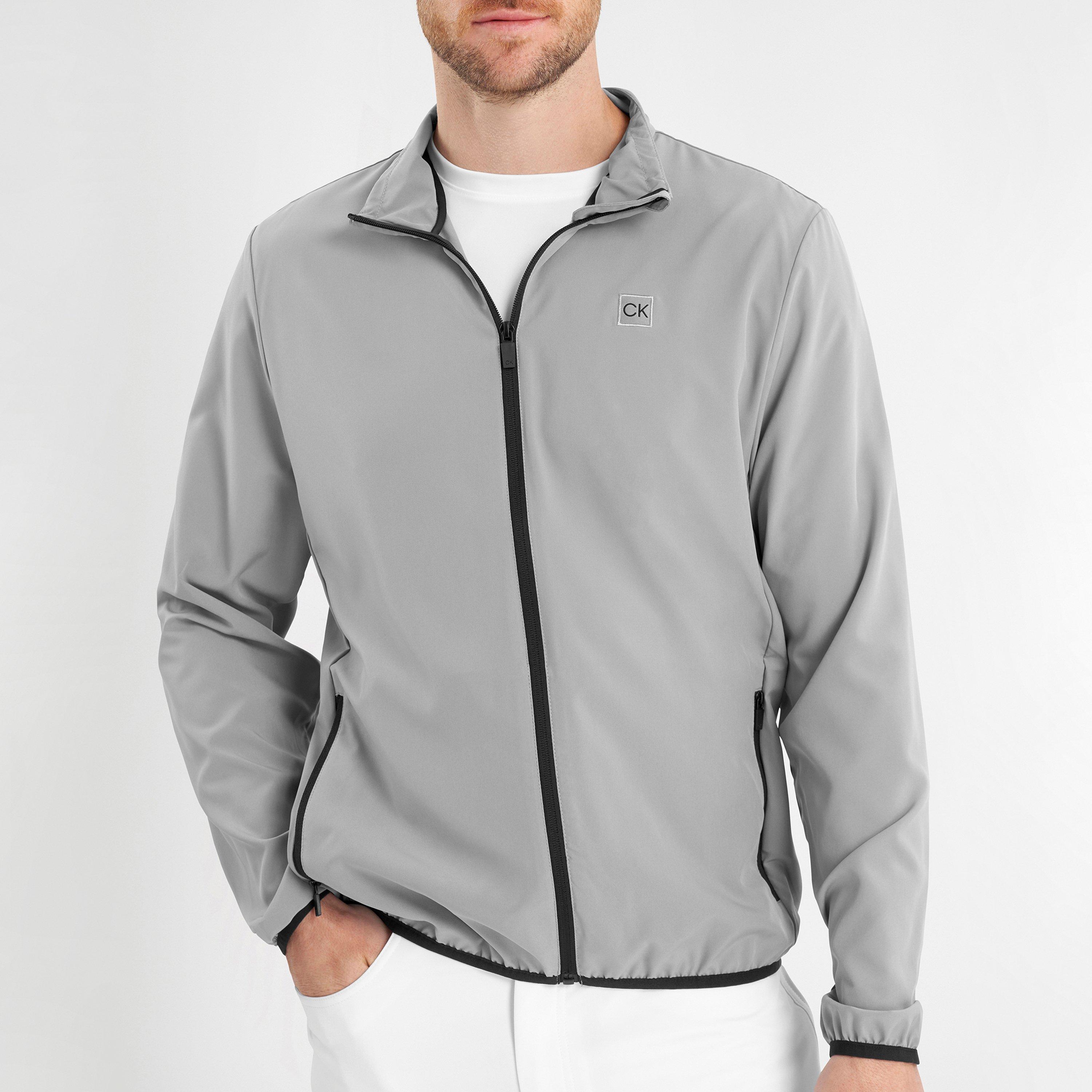 Silver - Calvin Klein Golf - Men's Performance Golf Jacket - 5