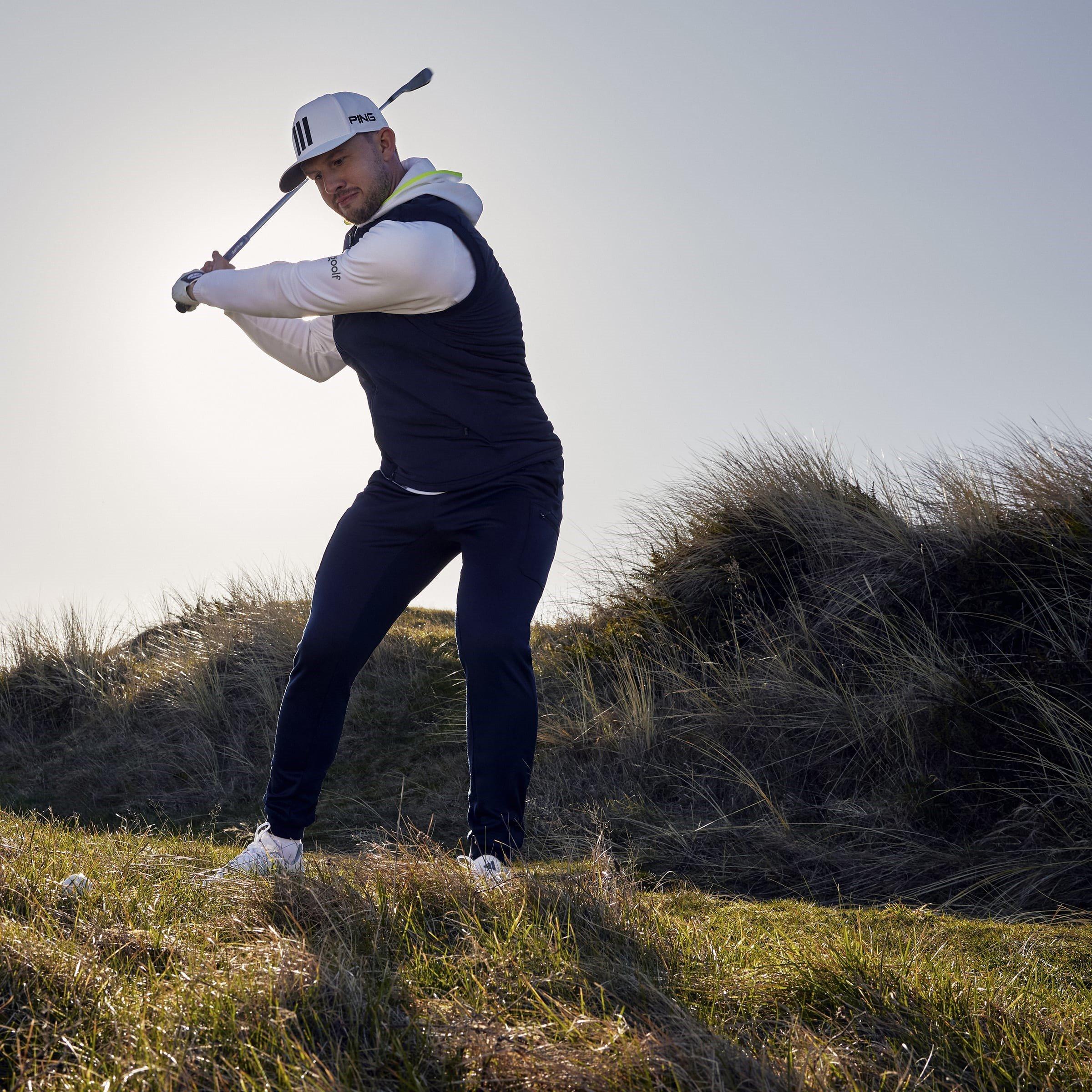 Kolegijalno plava - adidas - Ultimate365 Golf Gilet Mens - 8