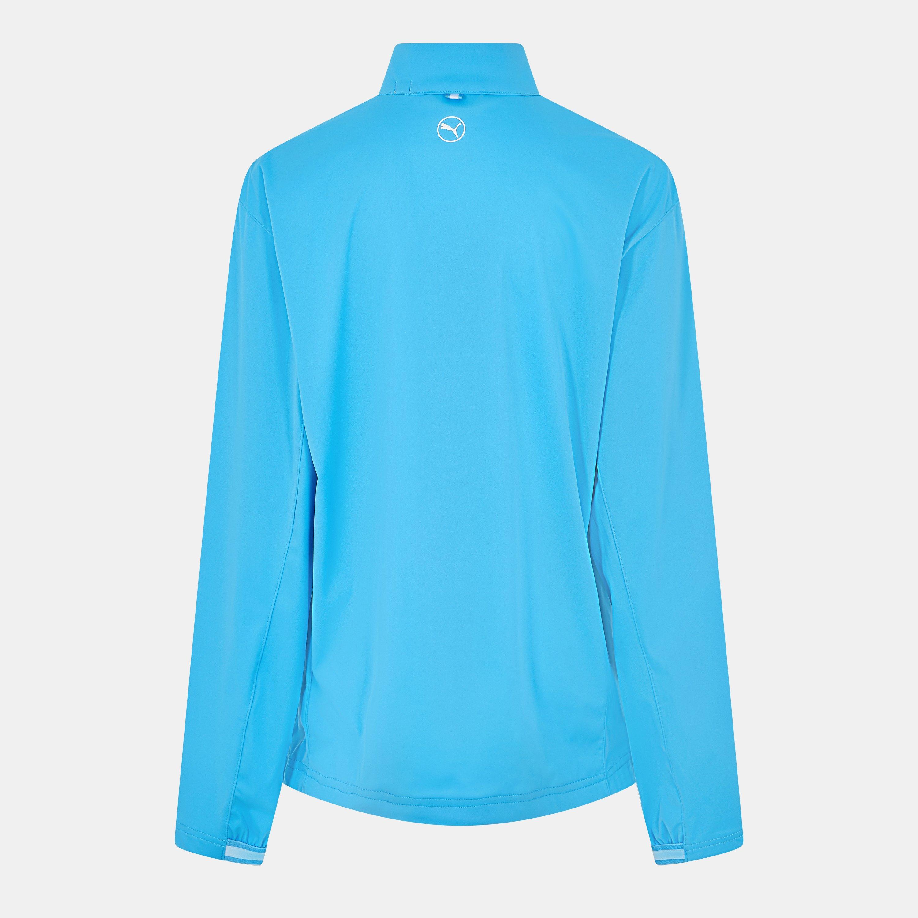 Blå/Hvid - Puma - Channel Softshell Performance Golf Jacket - 2