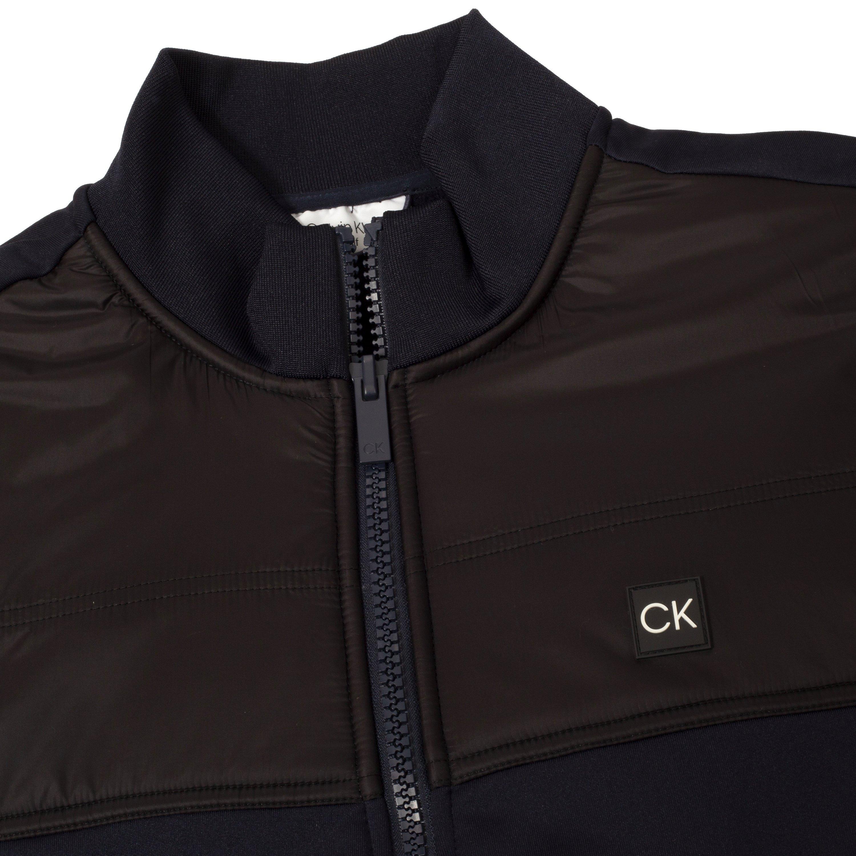 Navy - Calvin Klein Golf - Men's Full Zip Water Resistant Performance Jacket - 3
