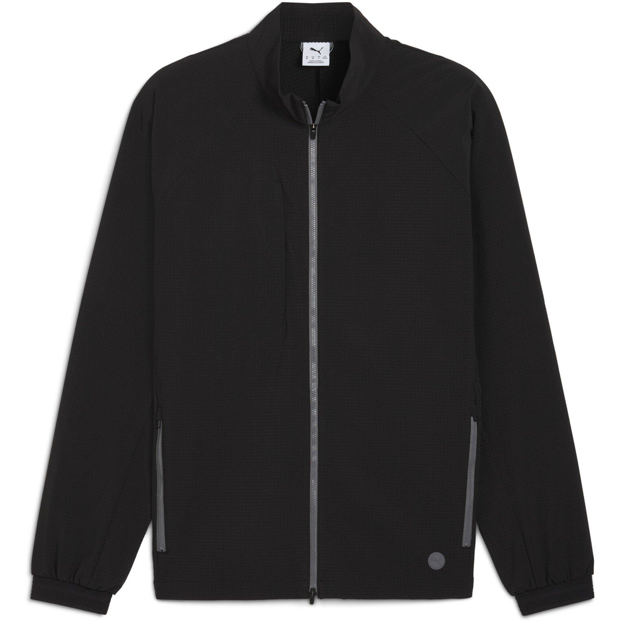 Crna - Puma - Men's Cypress Softshell Performance Golf Jacket - 1