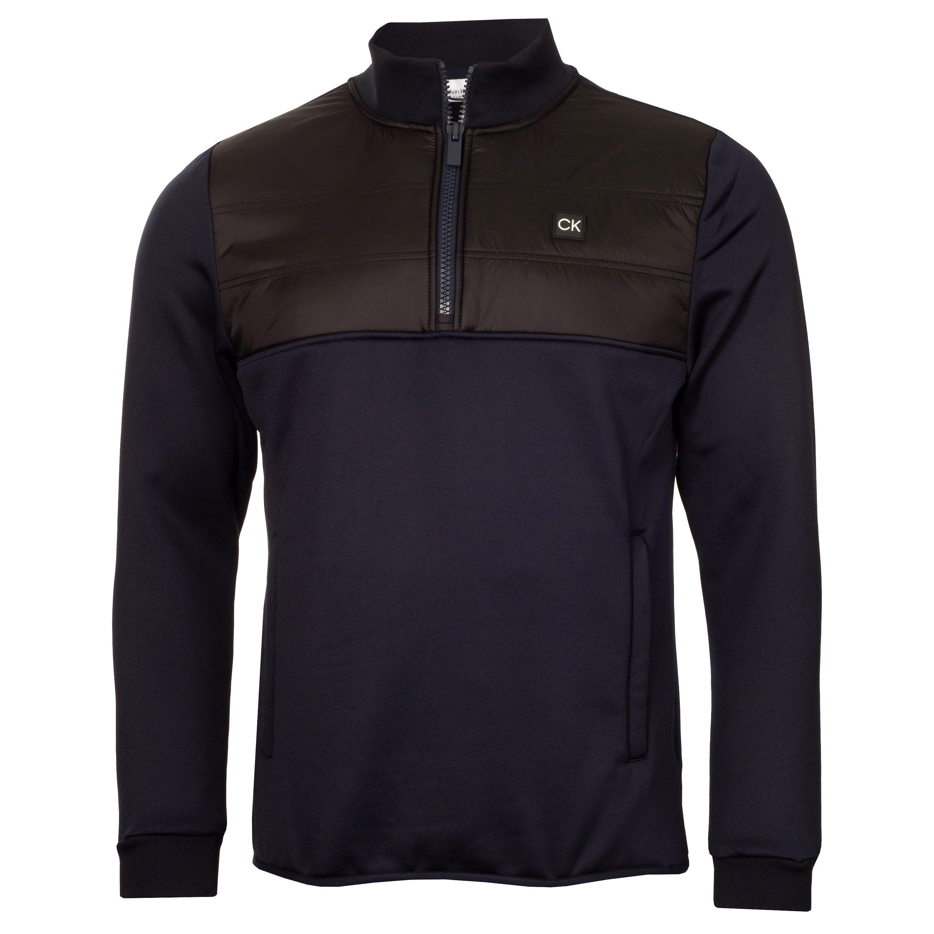Calvin Klein Golf Men's Half Zip Performance Jacket - Navy - Medium