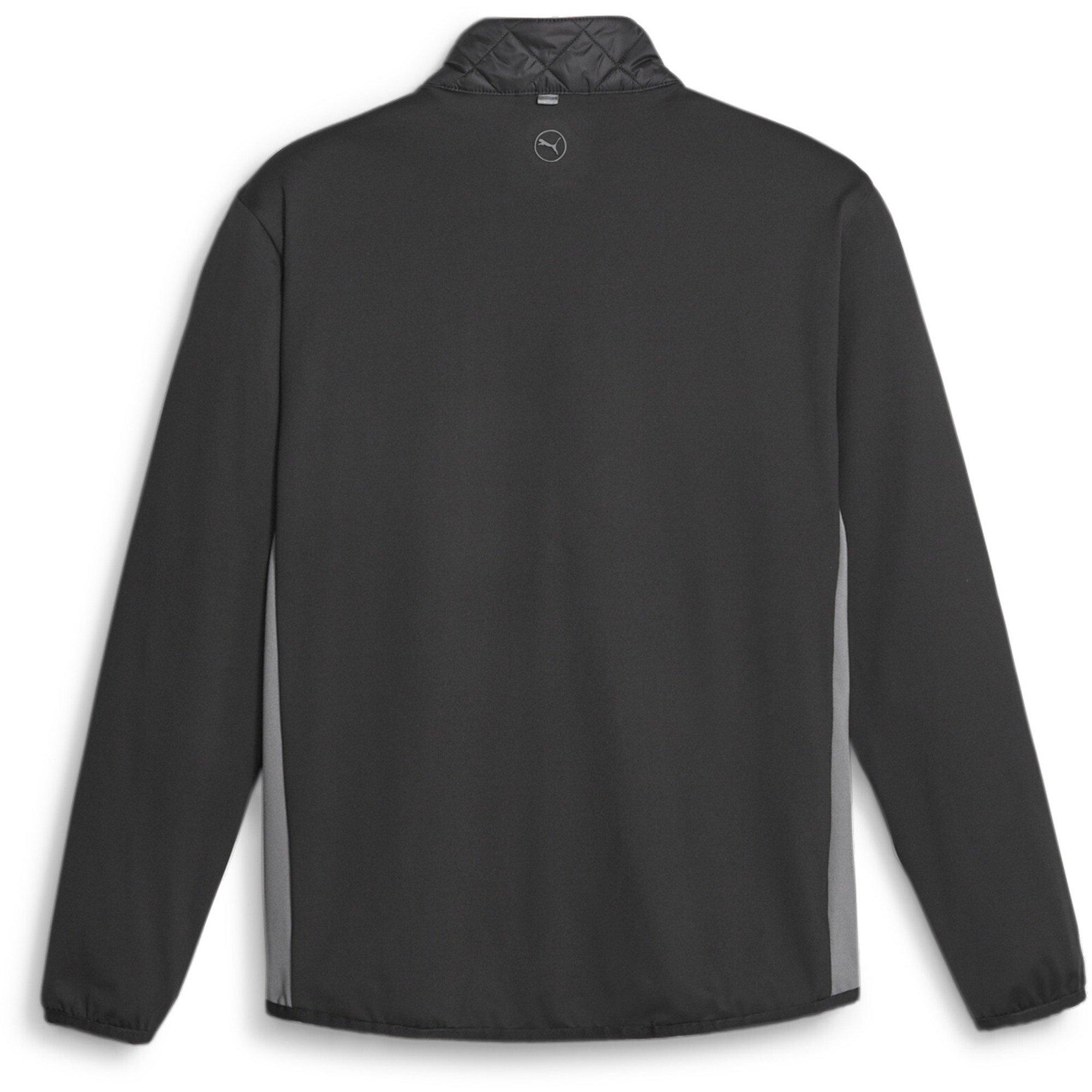 Black - Puma - Puma Frost Quilted Jacket Golf Mens - 2