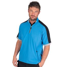 Island Green Golf Short Sleeve Ultra Light Windstopper Top Mens