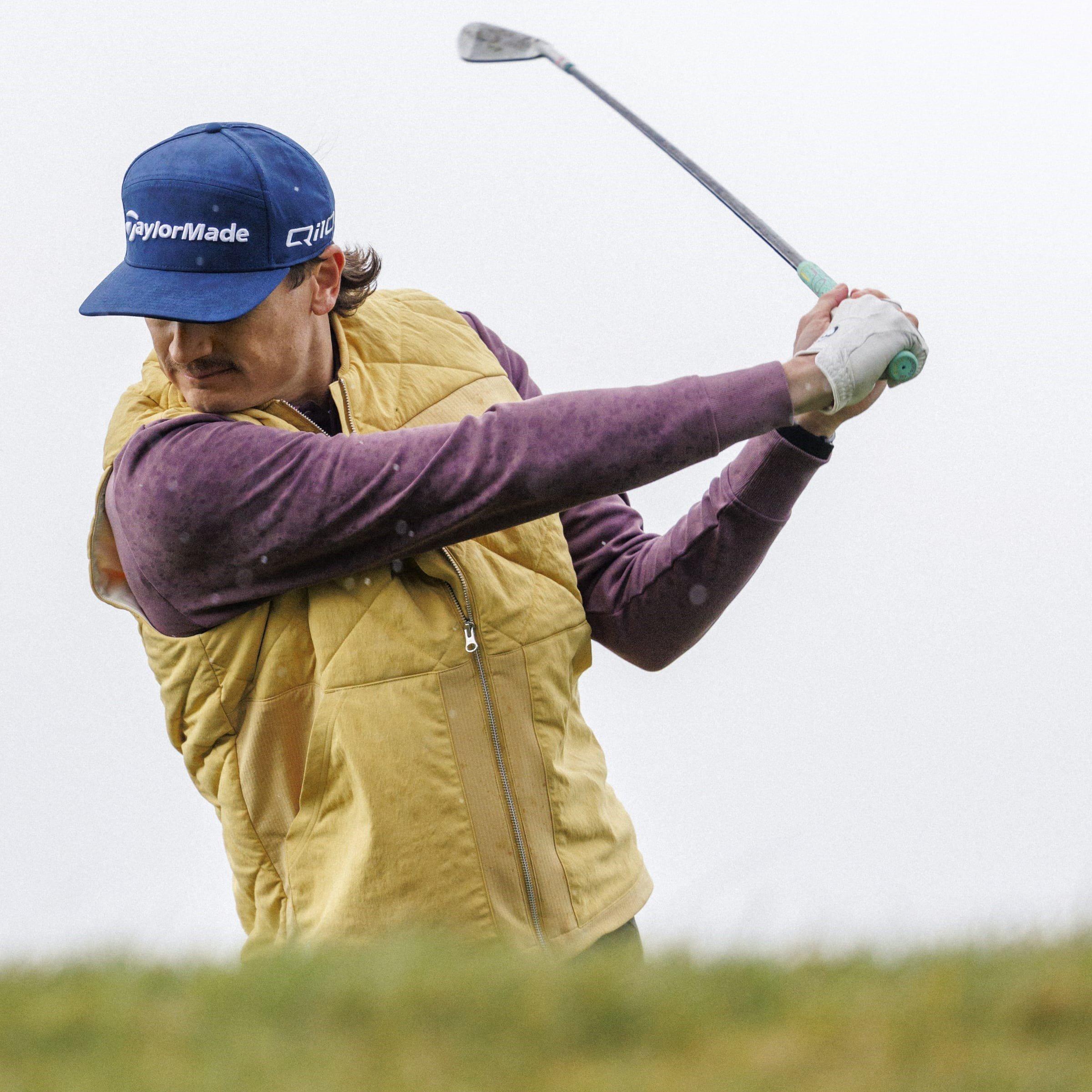 Oat - adidas - Go-To Quilted DWR Full Zip Vest Mens - 9