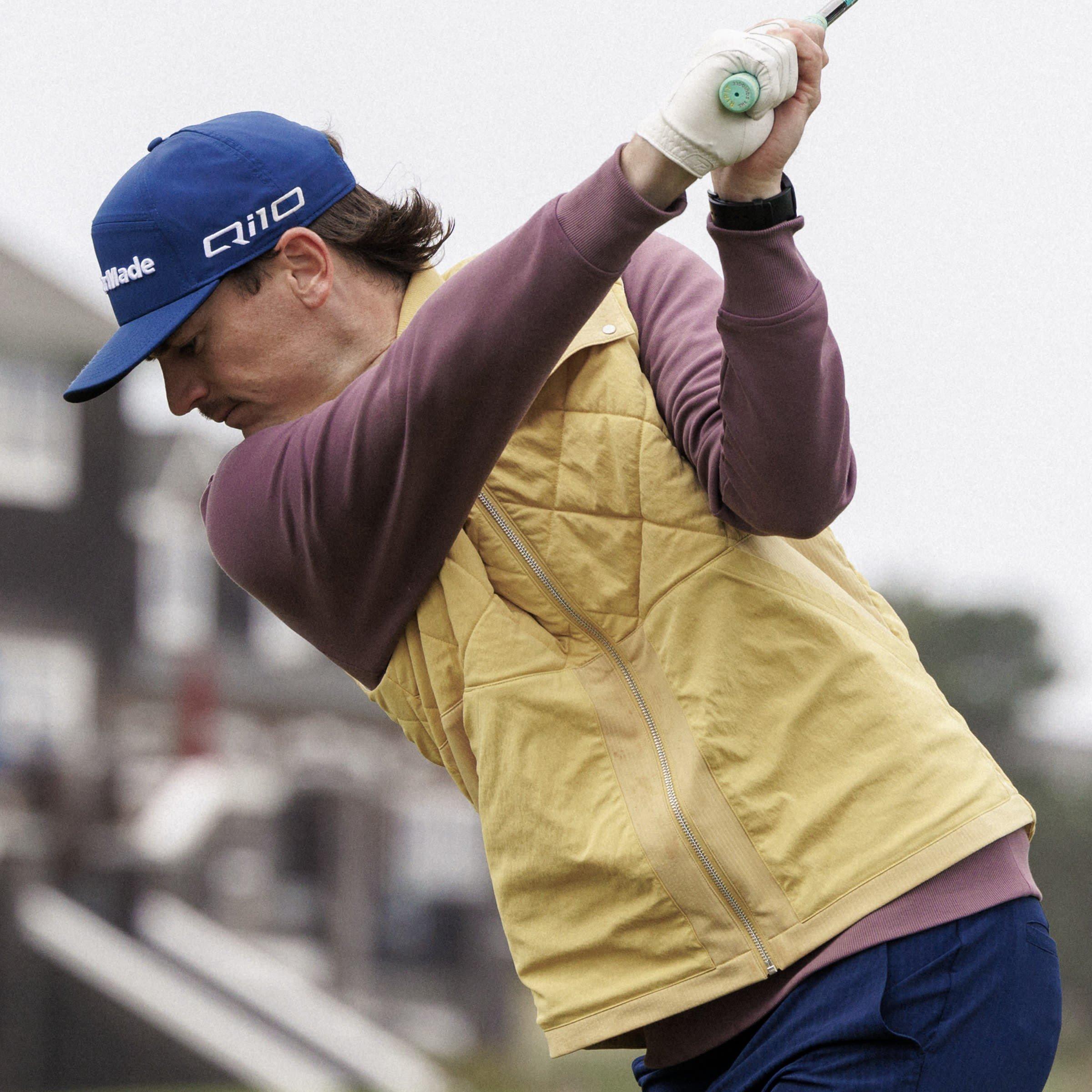 Oat - adidas - Go-To Quilted DWR Full Zip Vest Mens - 10