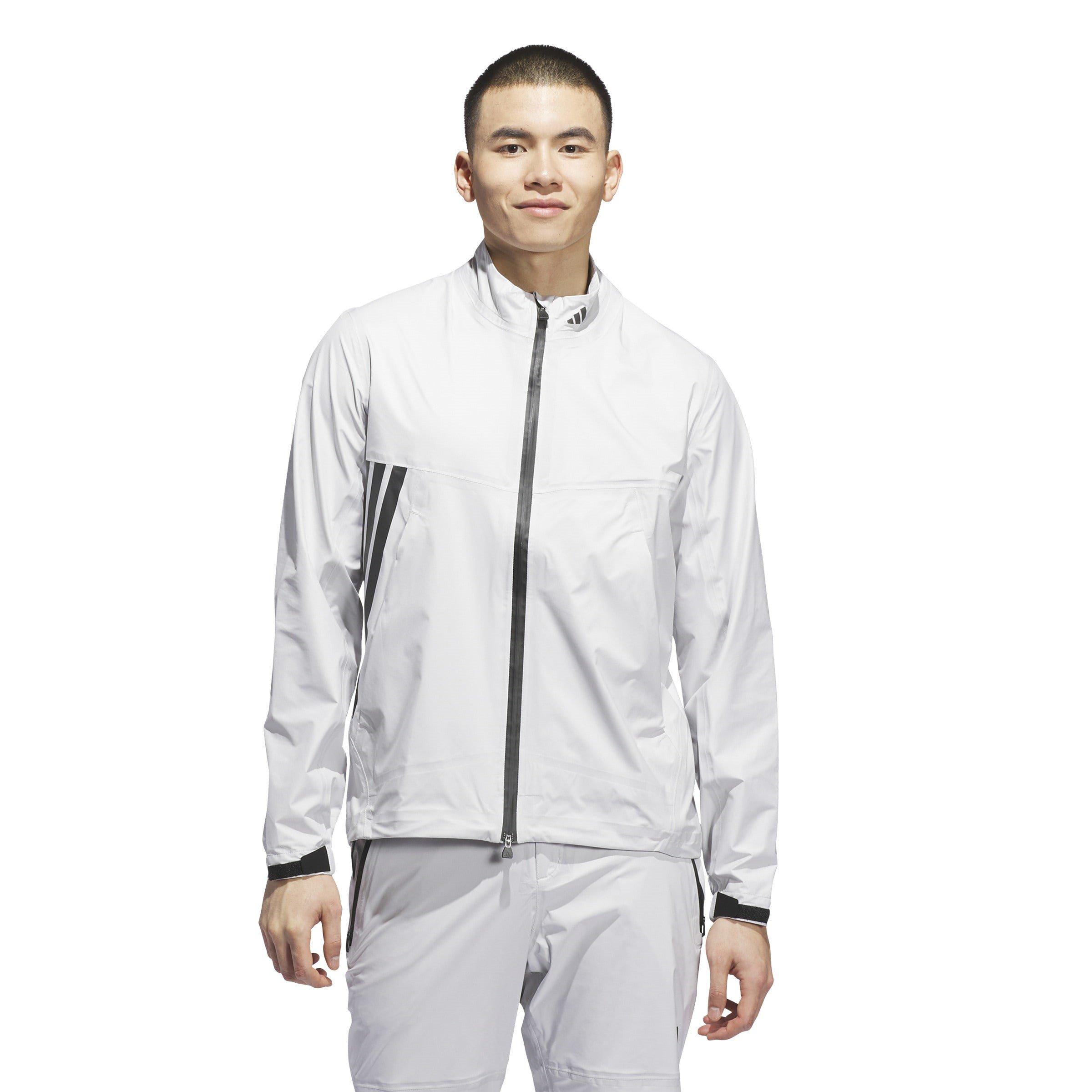 Grigio Uno F17 - adidas - Adidas Full-Zip Wind Rain Protection Performance Golf Jacket - 2