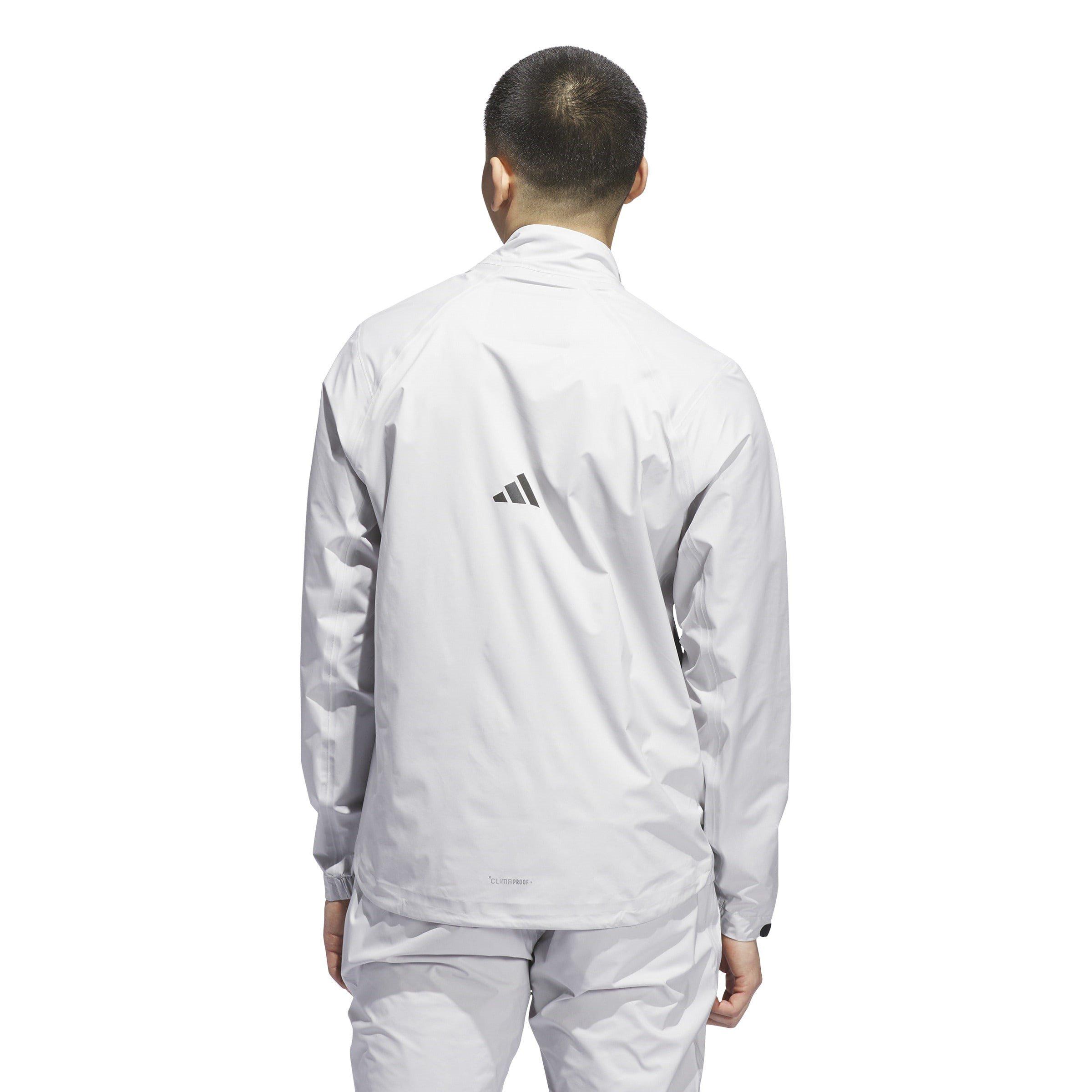 Grigio Uno F17 - adidas - Adidas Full-Zip Wind Rain Protection Performance Golf Jacket - 3