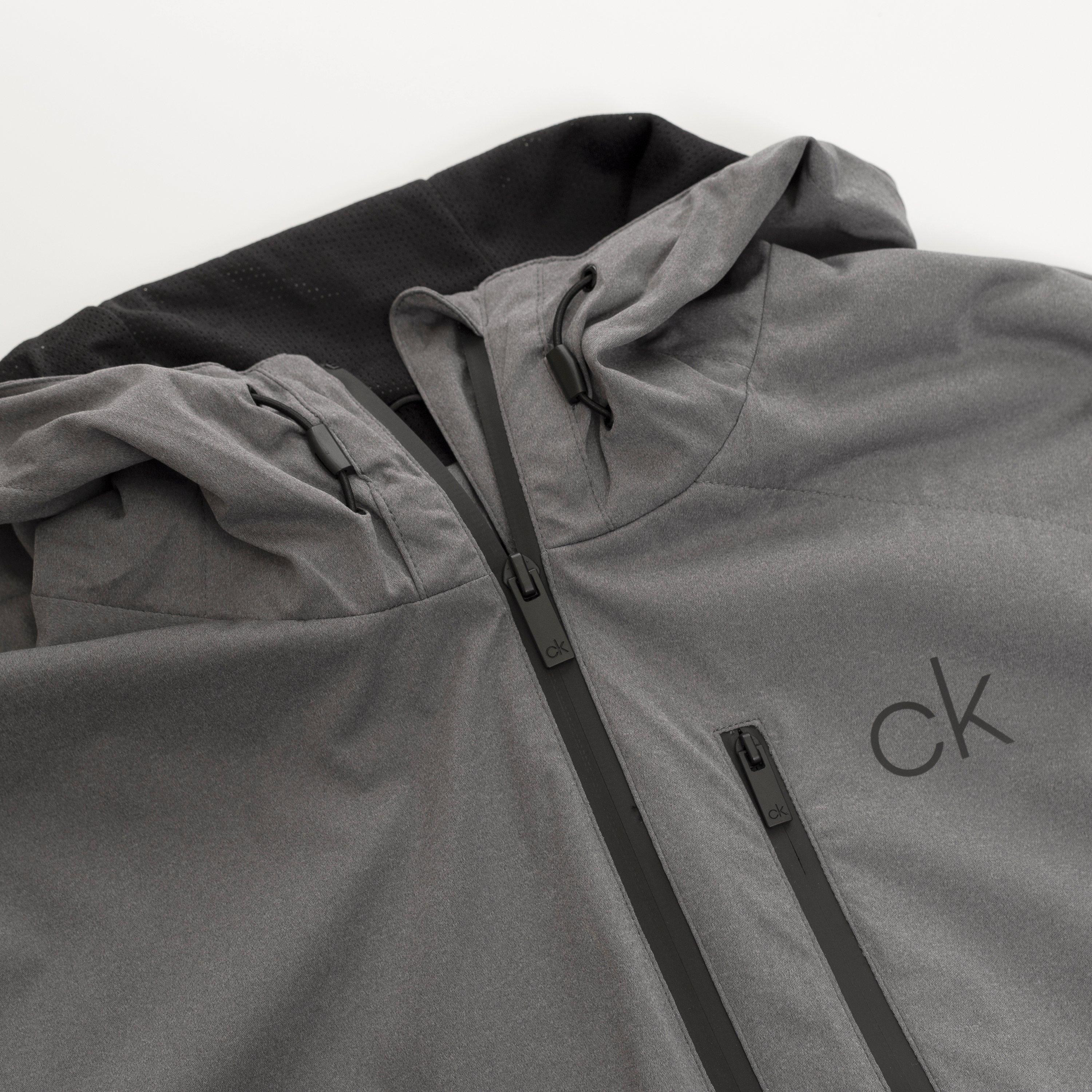 Grey Marl - Calvin Klein Golf - Hood Jacket - 8