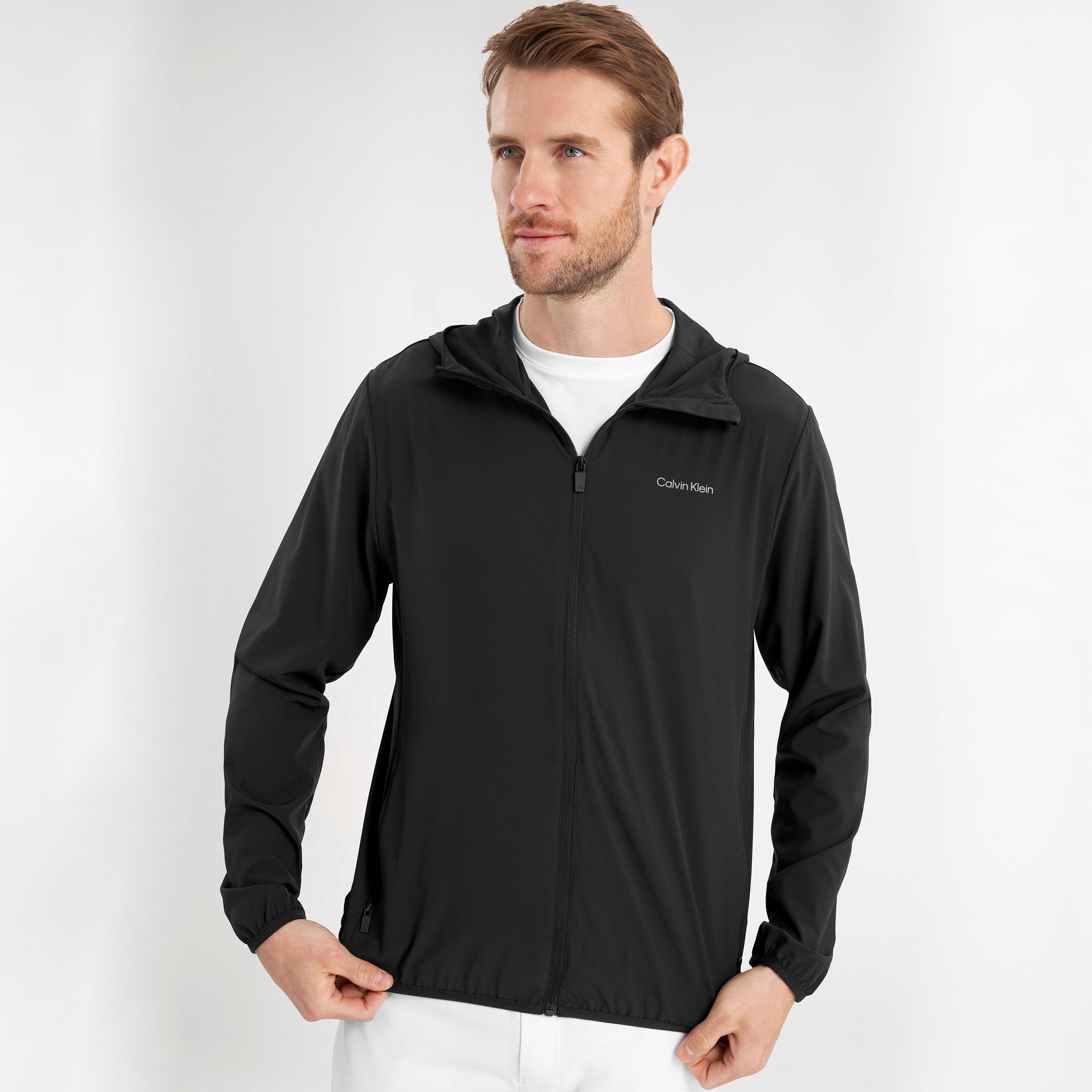 Black - Calvin Klein Golf - Weather-Resistant Performance Golf Jacket - 2