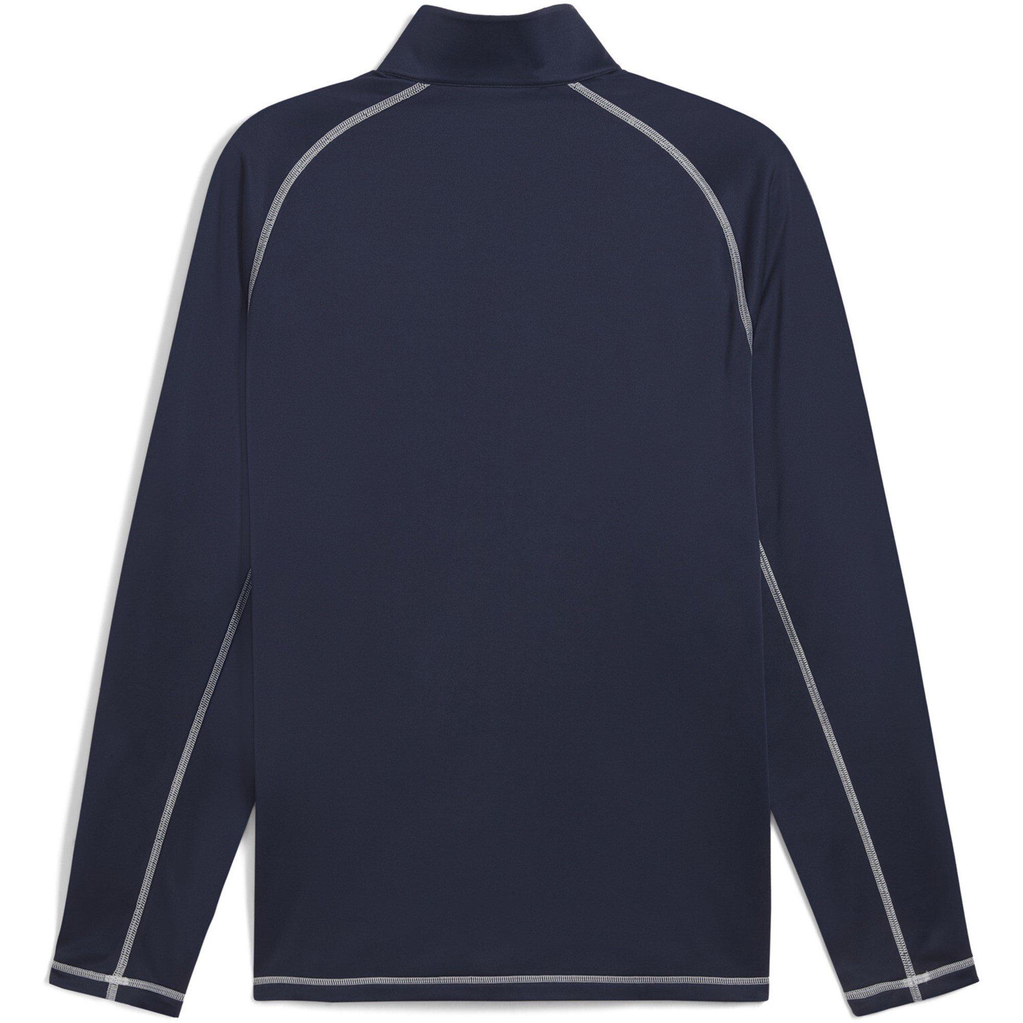 Deep Navy - Puma - Men's Fairway Full-Zip Weather-Resistant Performance Golf Jacket - 2