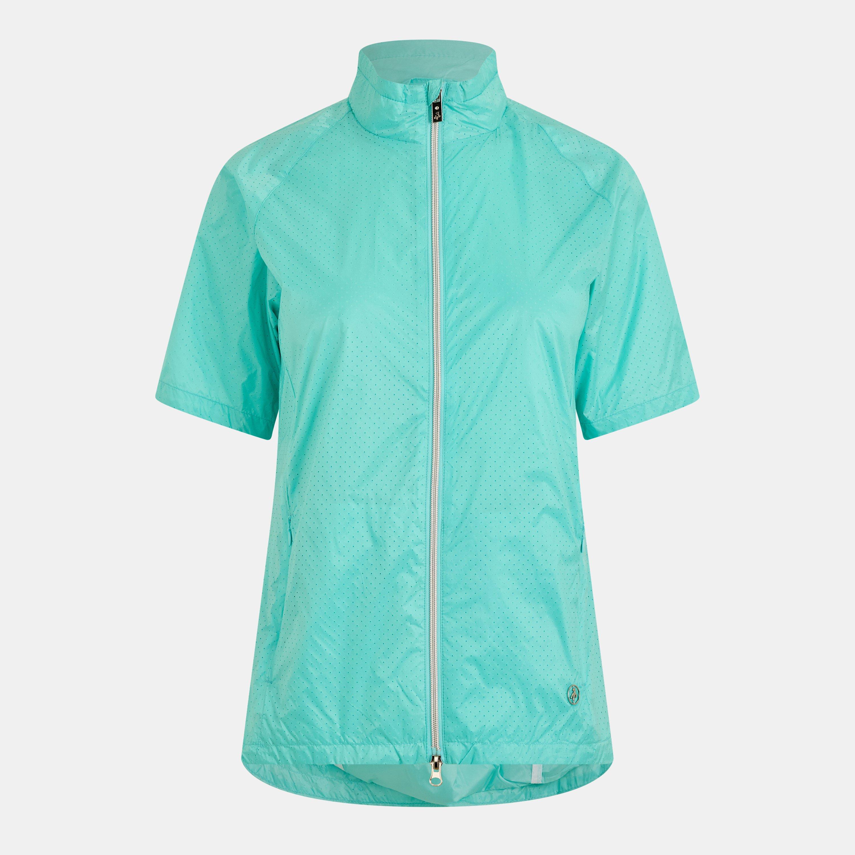 Aqua - Calvin Klein Golf - Women's Weather Resistant Performance Golf Jacket - 1