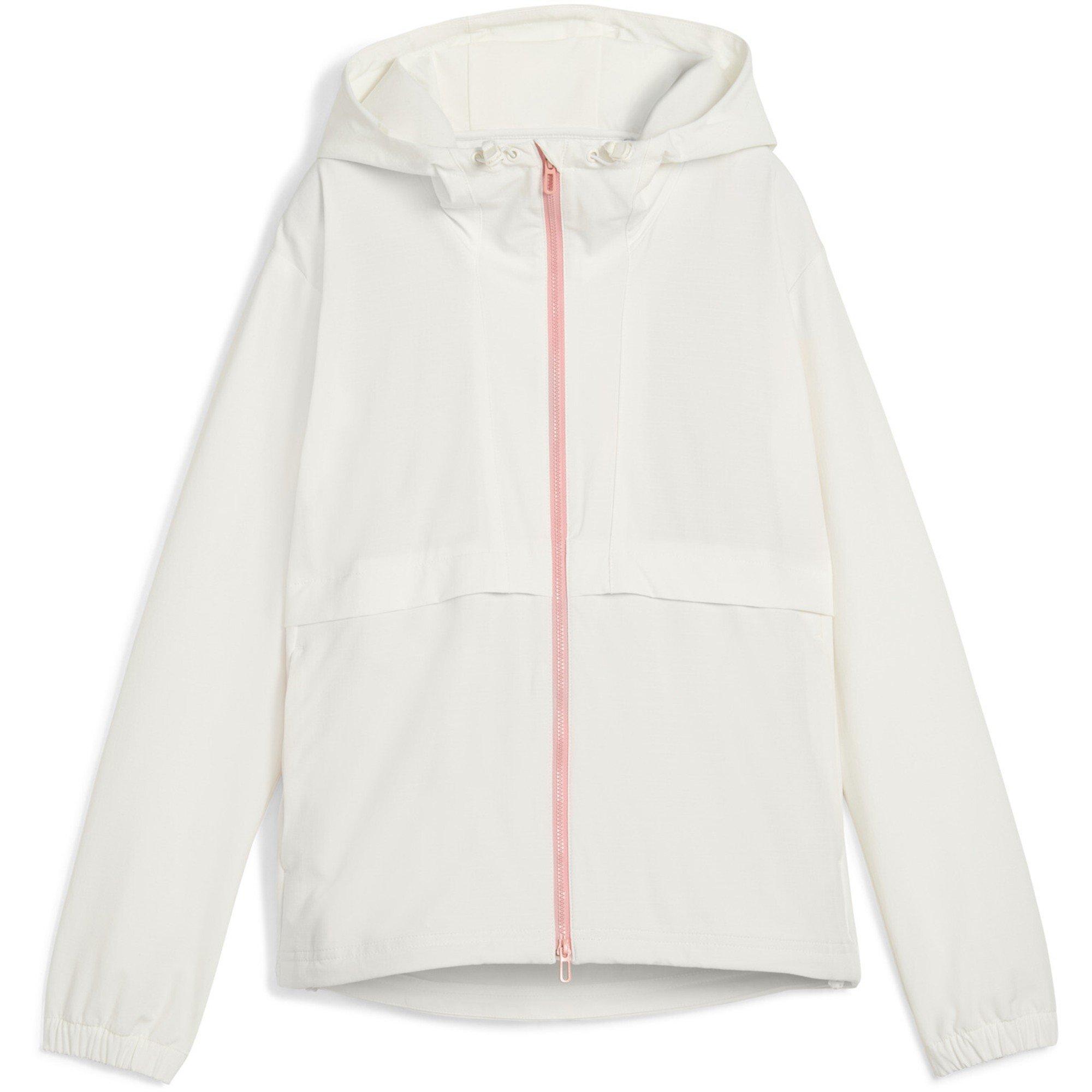 White/Pink - Puma - Women's Full Zip Performance Golf Jacket - 1