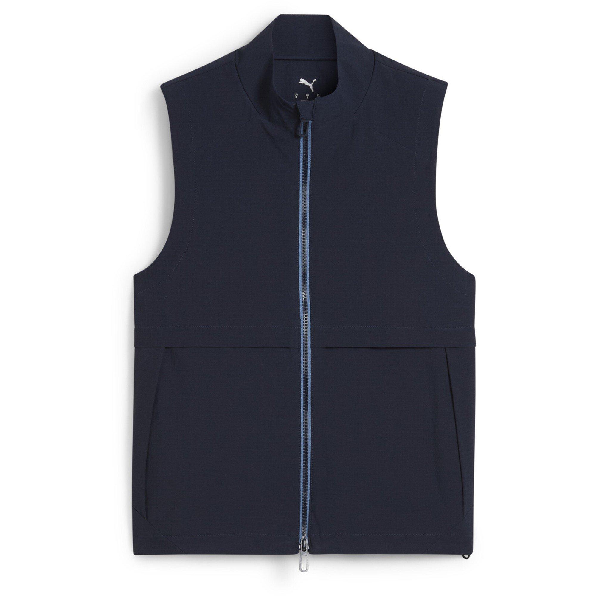 Puma Women's Ripguard Vest Performance Golf Jacket - Navy Blazer - 16 (XL)