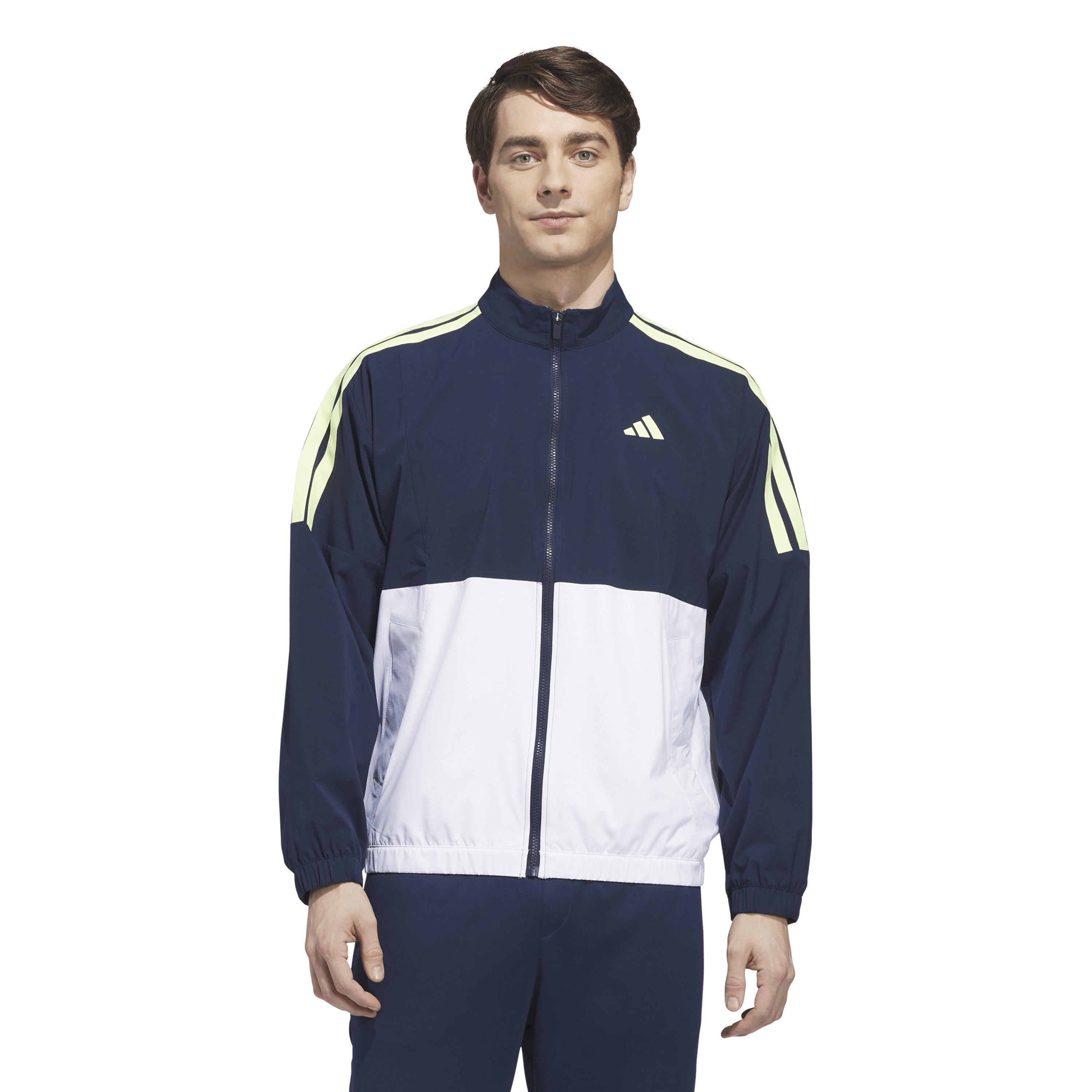 Bijelo/Mornarsko plava - adidas - Men's Golf Windbreaker - 2