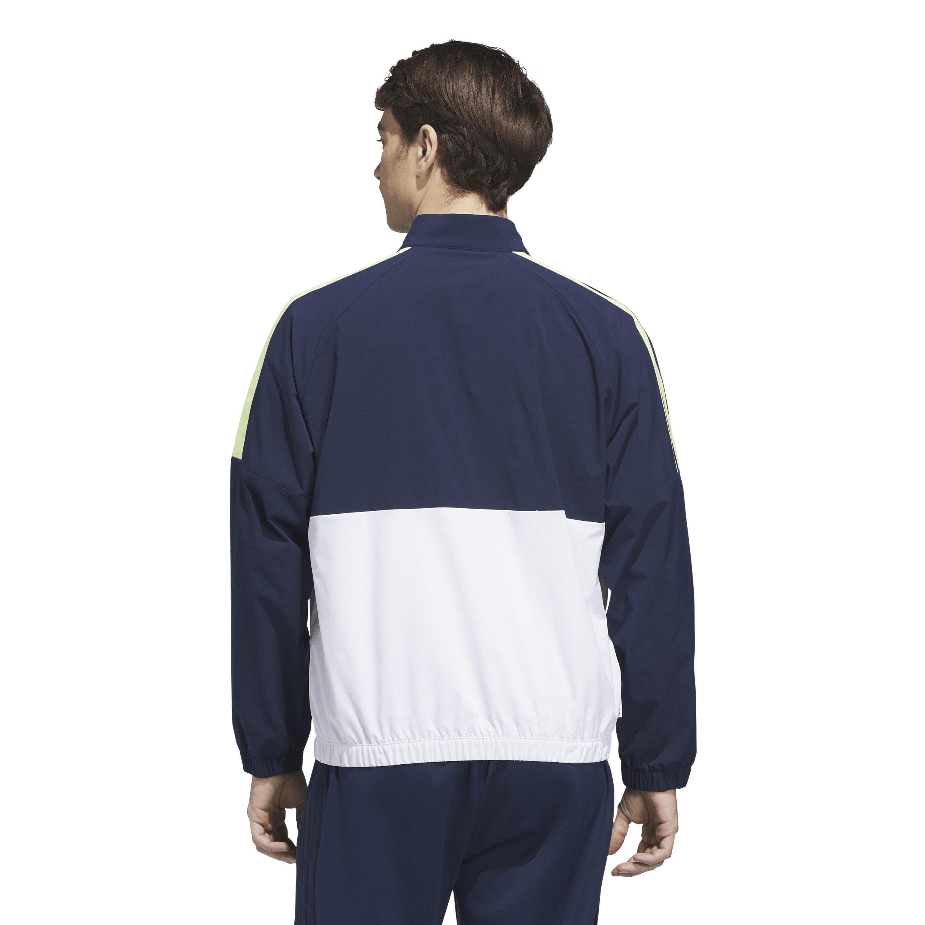 Bijelo/Mornarsko plava - adidas - Men's Golf Windbreaker - 3