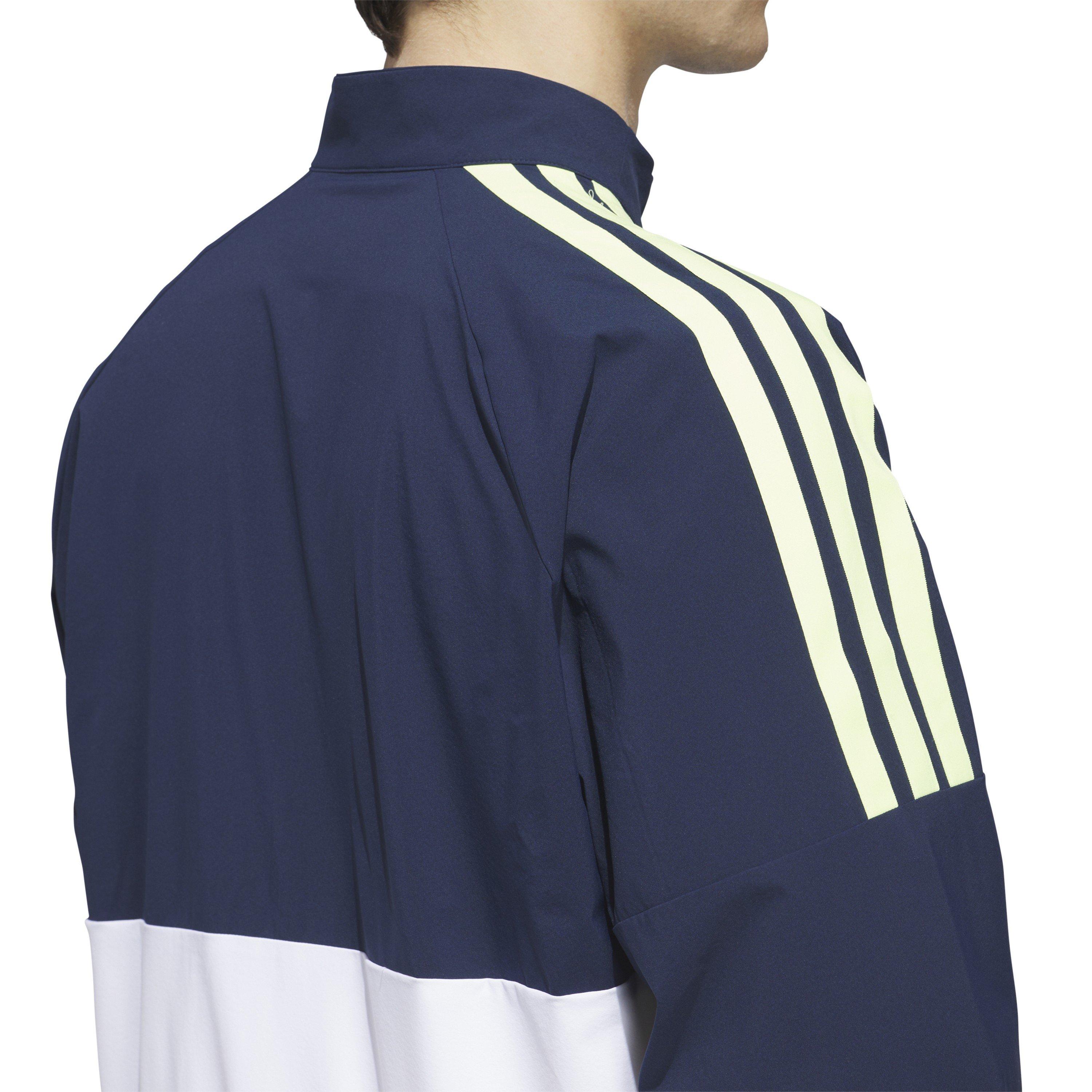 Bijelo/Mornarsko plava - adidas - Men's Golf Windbreaker - 5