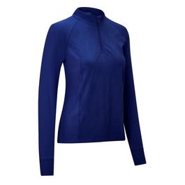 Callaway Jacquard Half Zip Jacket Womens