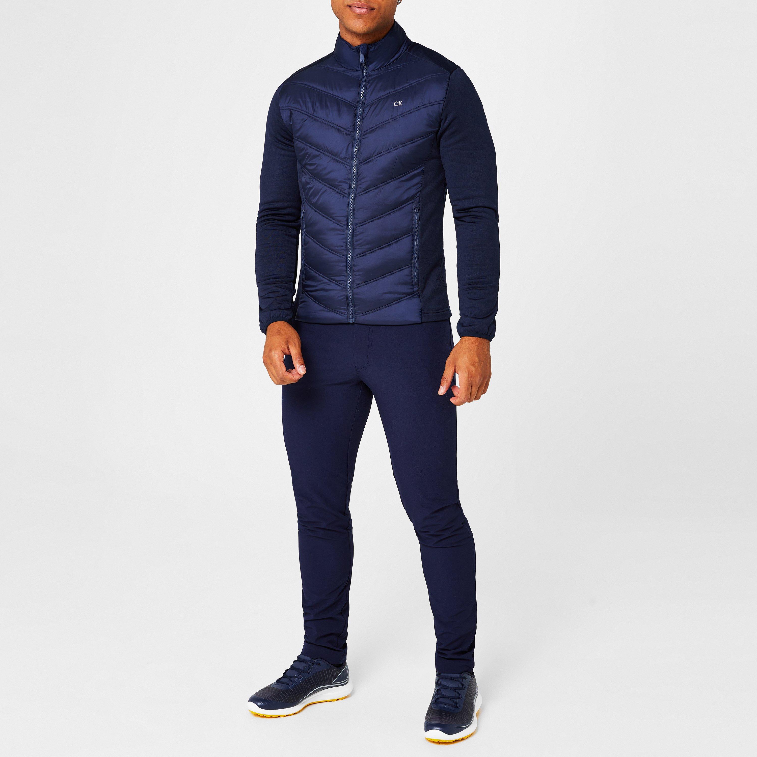 Lyle Q Zip Pulover Sn99 - Calvin Klein Golf - Men's Frontera Hybrid Long Sleeve Performance Golf Jacket - 6