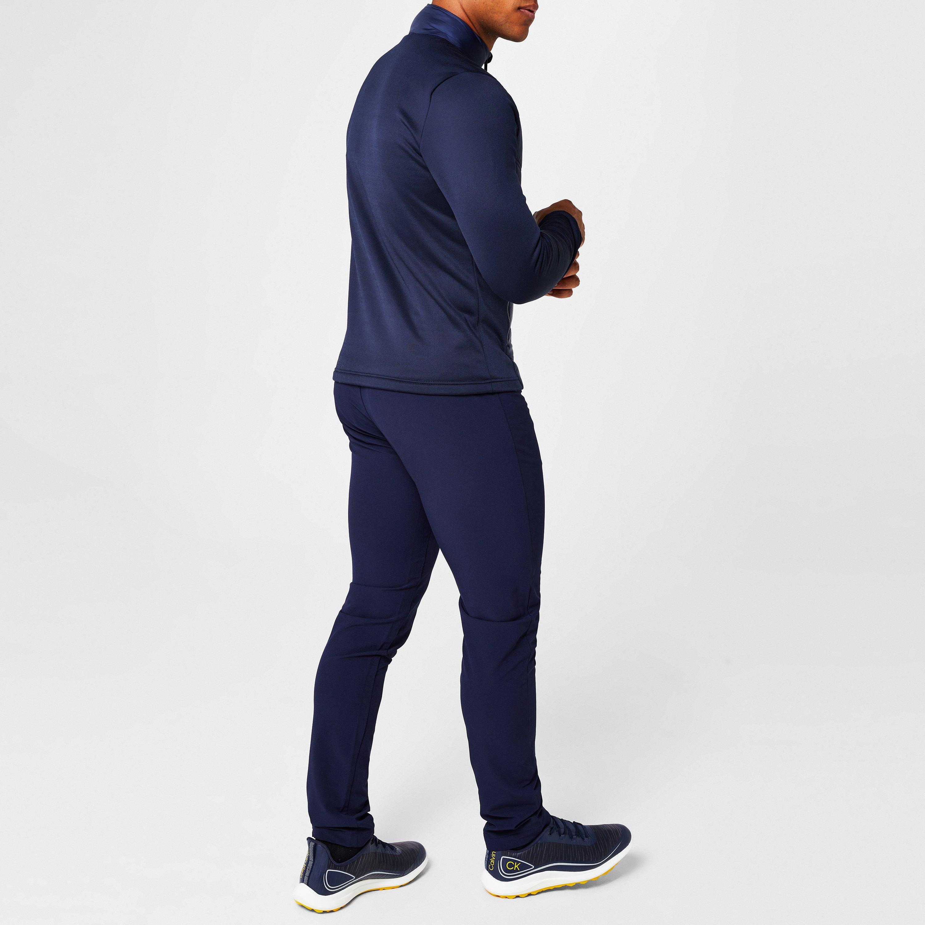 Lyle Q Zip Pulover Sn99 - Calvin Klein Golf - Men's Frontera Hybrid Long Sleeve Performance Golf Jacket - 7