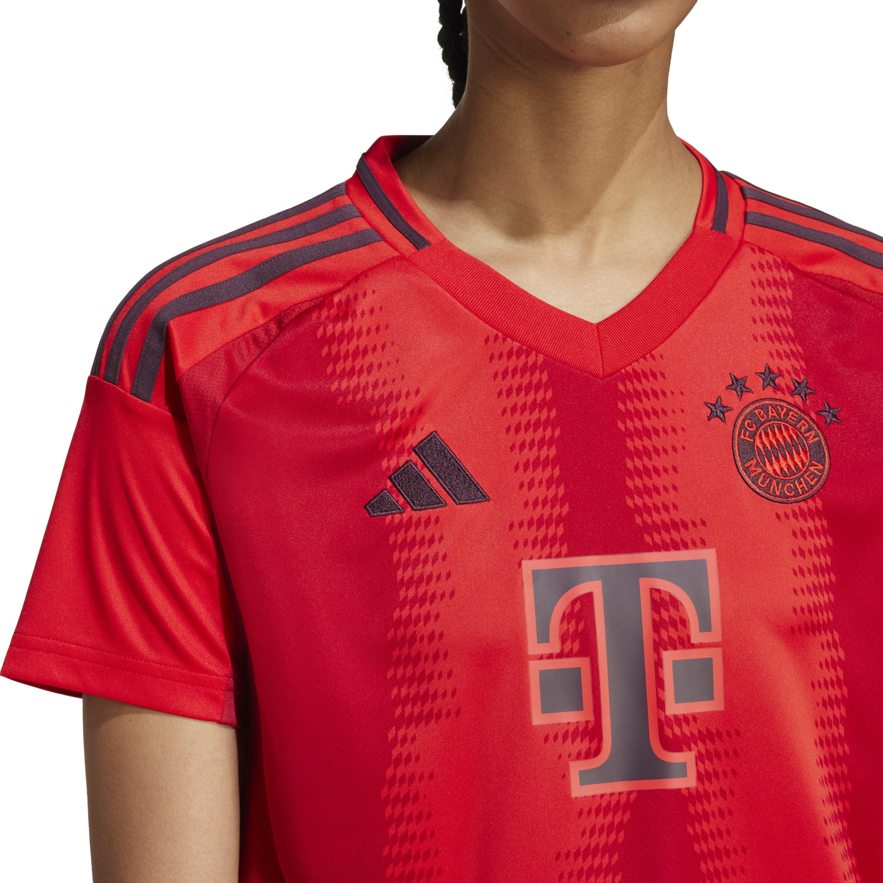 Rojo - adidas - FC Bayern Munich Home Shirt 2024 2025 Womens - 6