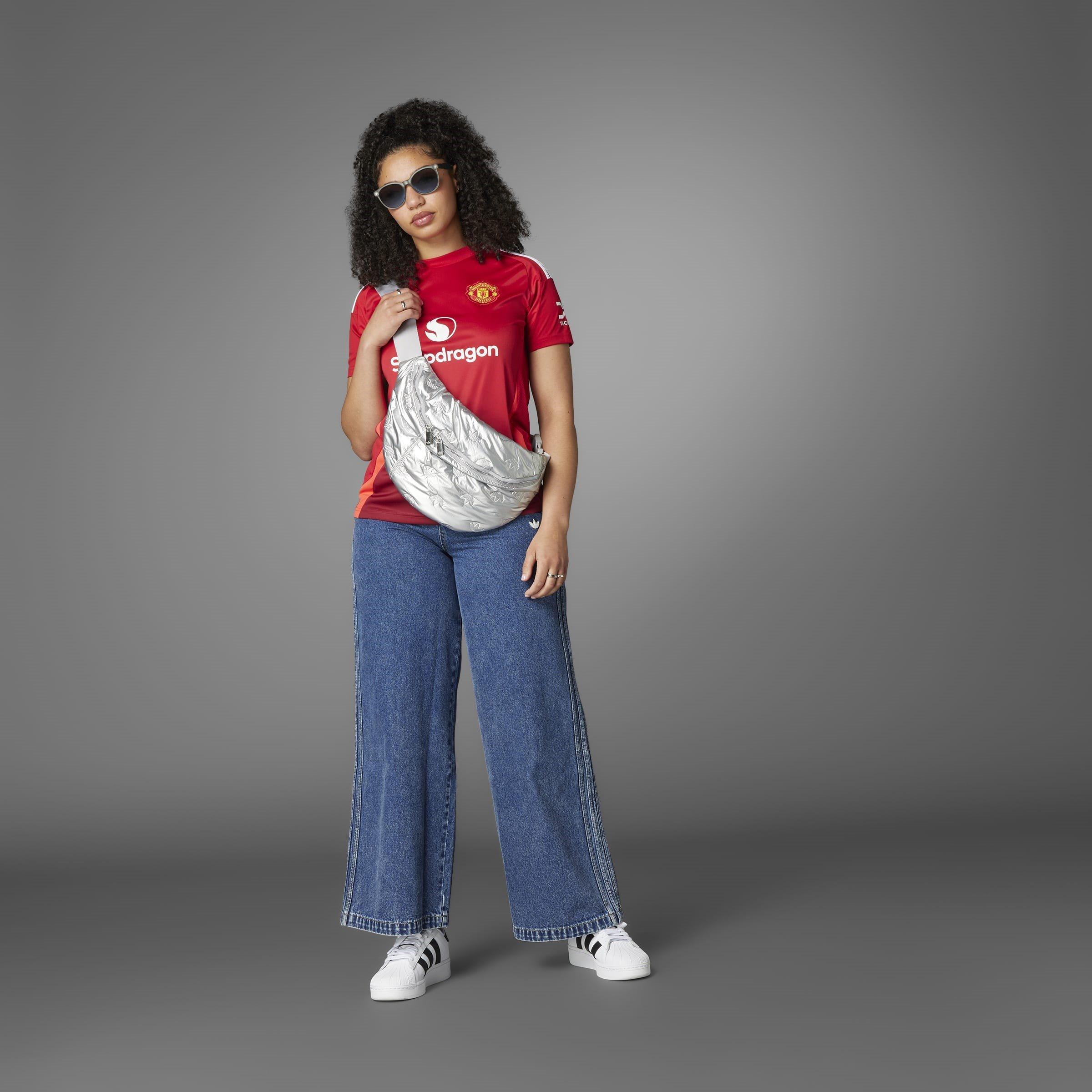 Rød - adidas - Manchester United Home Shirt 2024 2025 Womens - 12