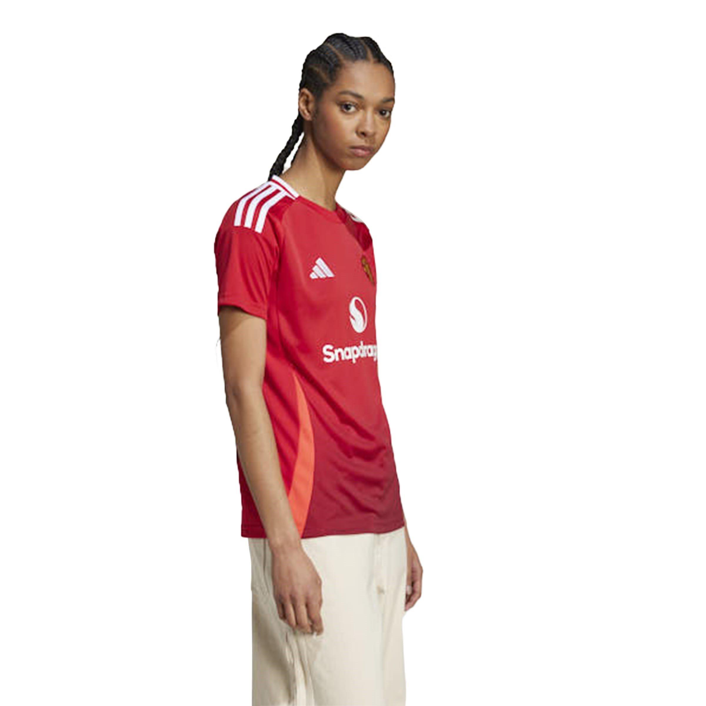 Rød - adidas - Manchester United Home Shirt 2024 2025 Womens - 5