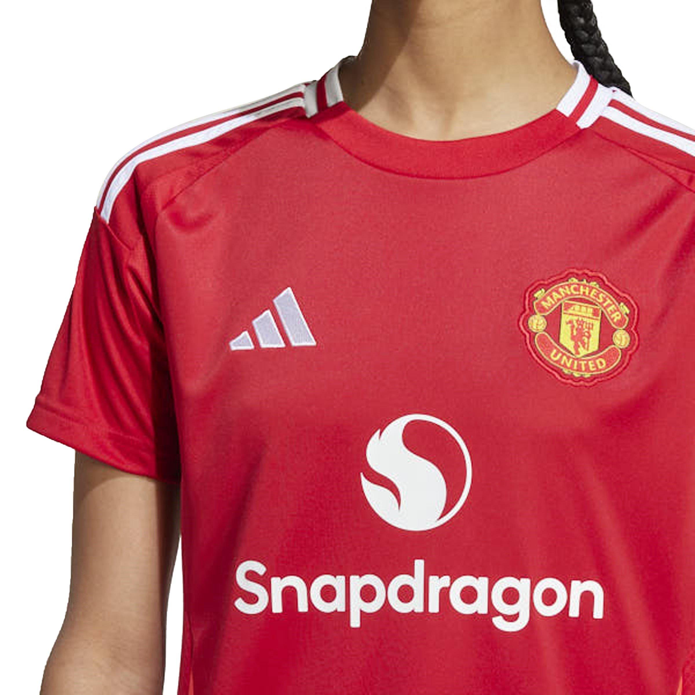 Rød - adidas - Manchester United Home Shirt 2024 2025 Womens - 6