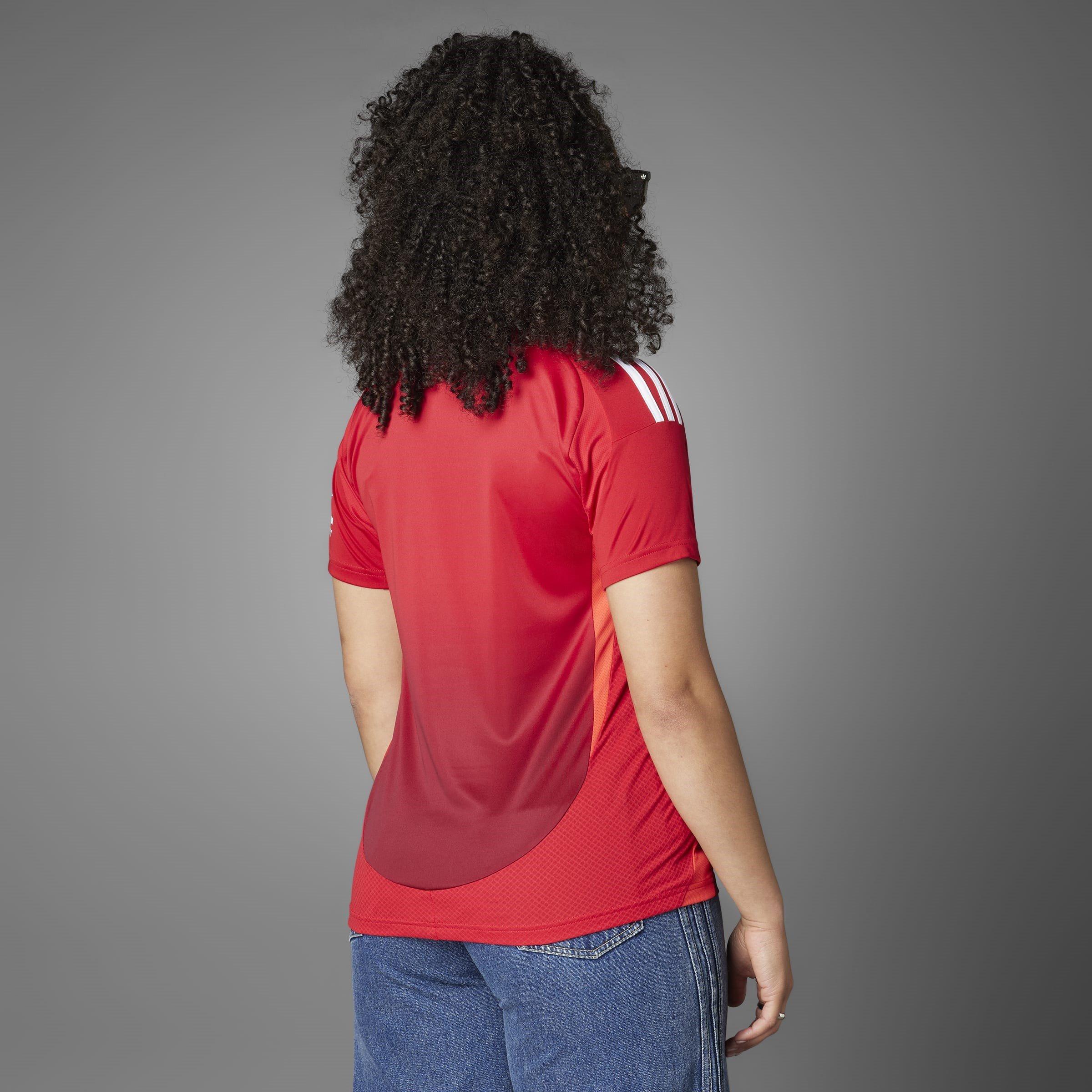 Rød - adidas - Manchester United Home Shirt 2024 2025 Womens - 9