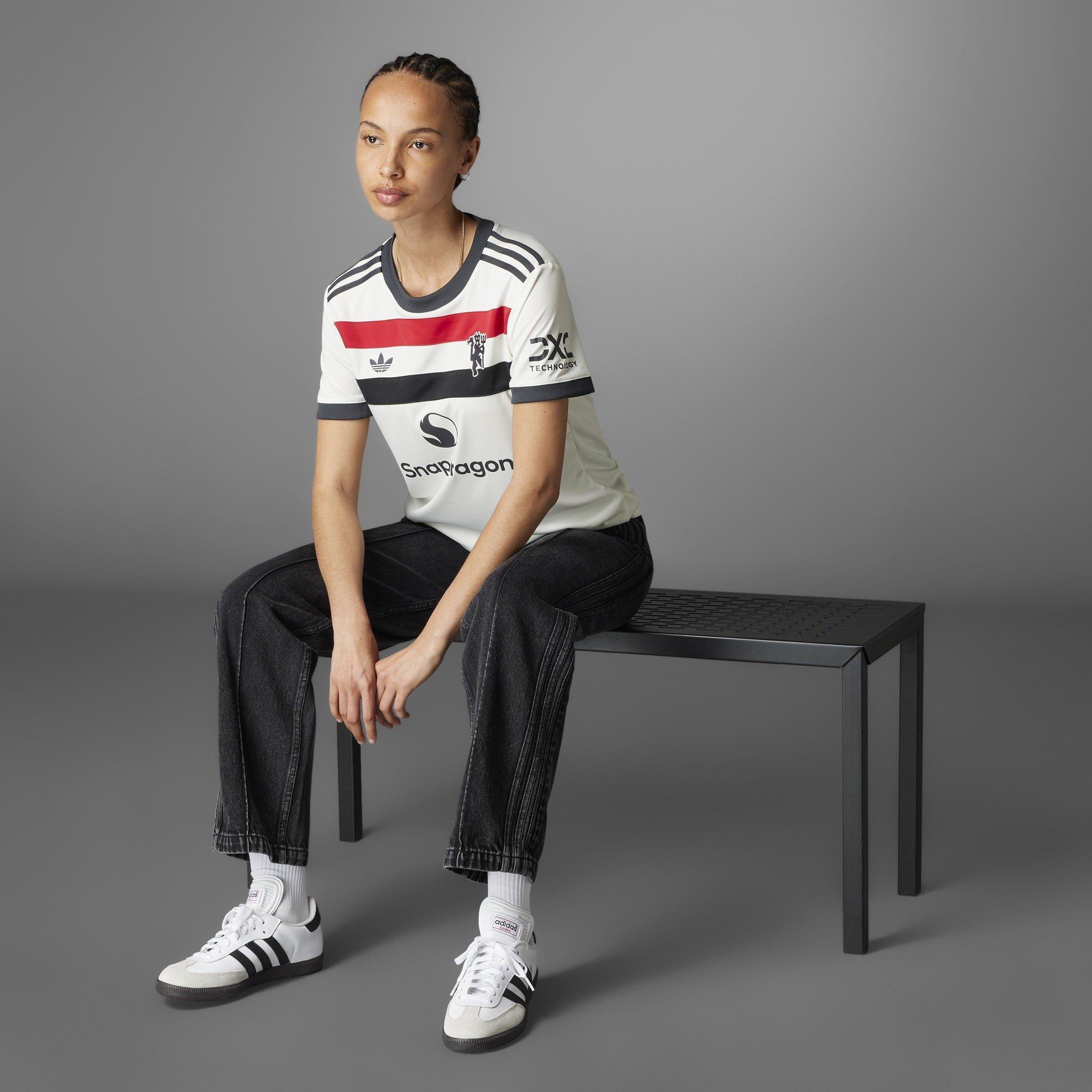 White - adidas - Manchester United Third Shirt 2024 2025 Womens - 15