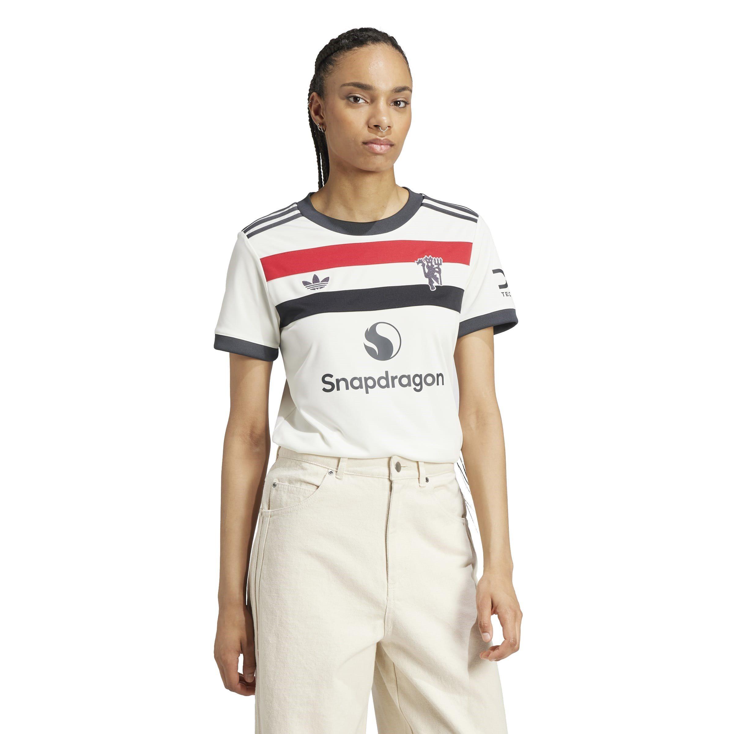 White - adidas - Manchester United Third Shirt 2024 2025 Womens - 5