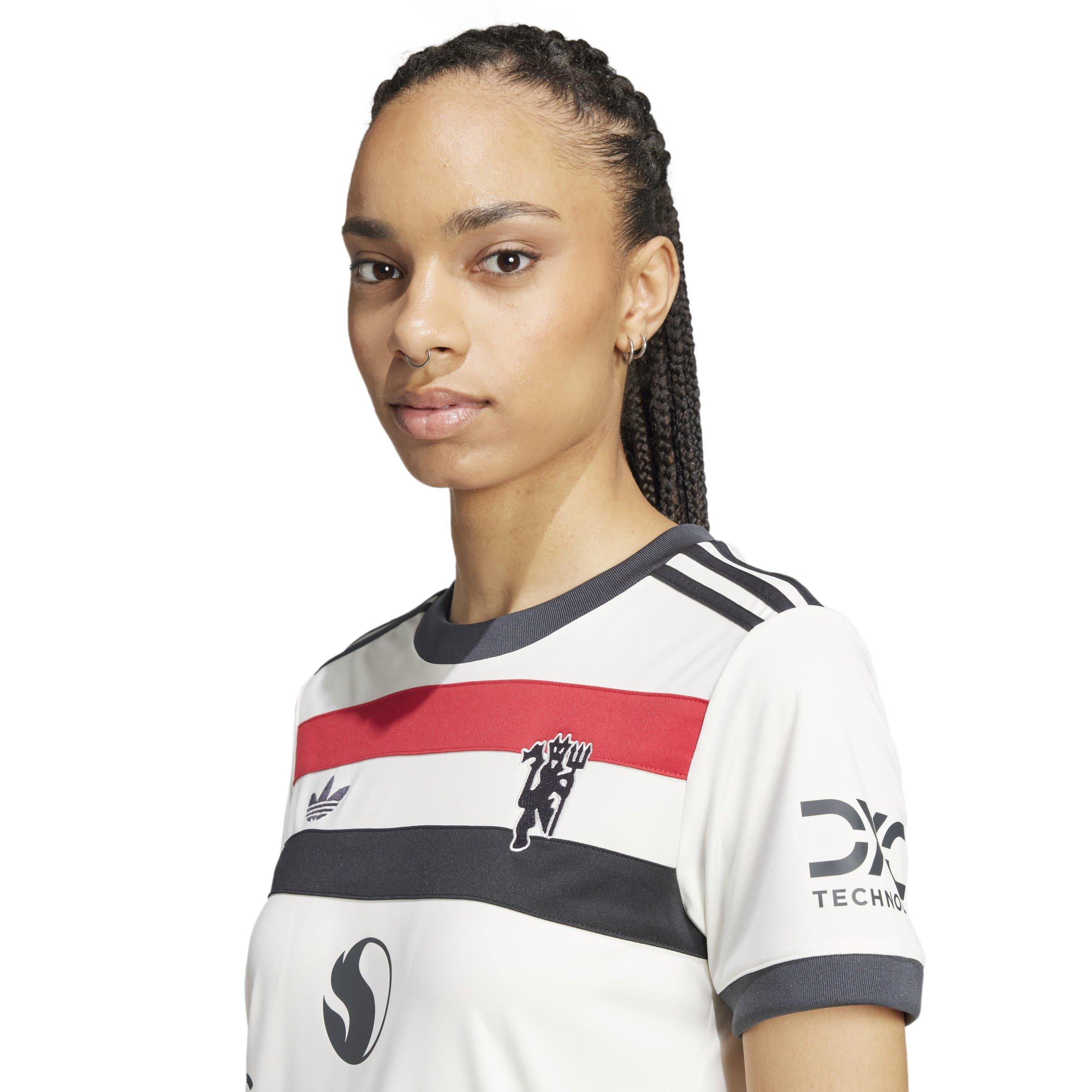 White - adidas - Manchester United Third Shirt 2024 2025 Womens - 6